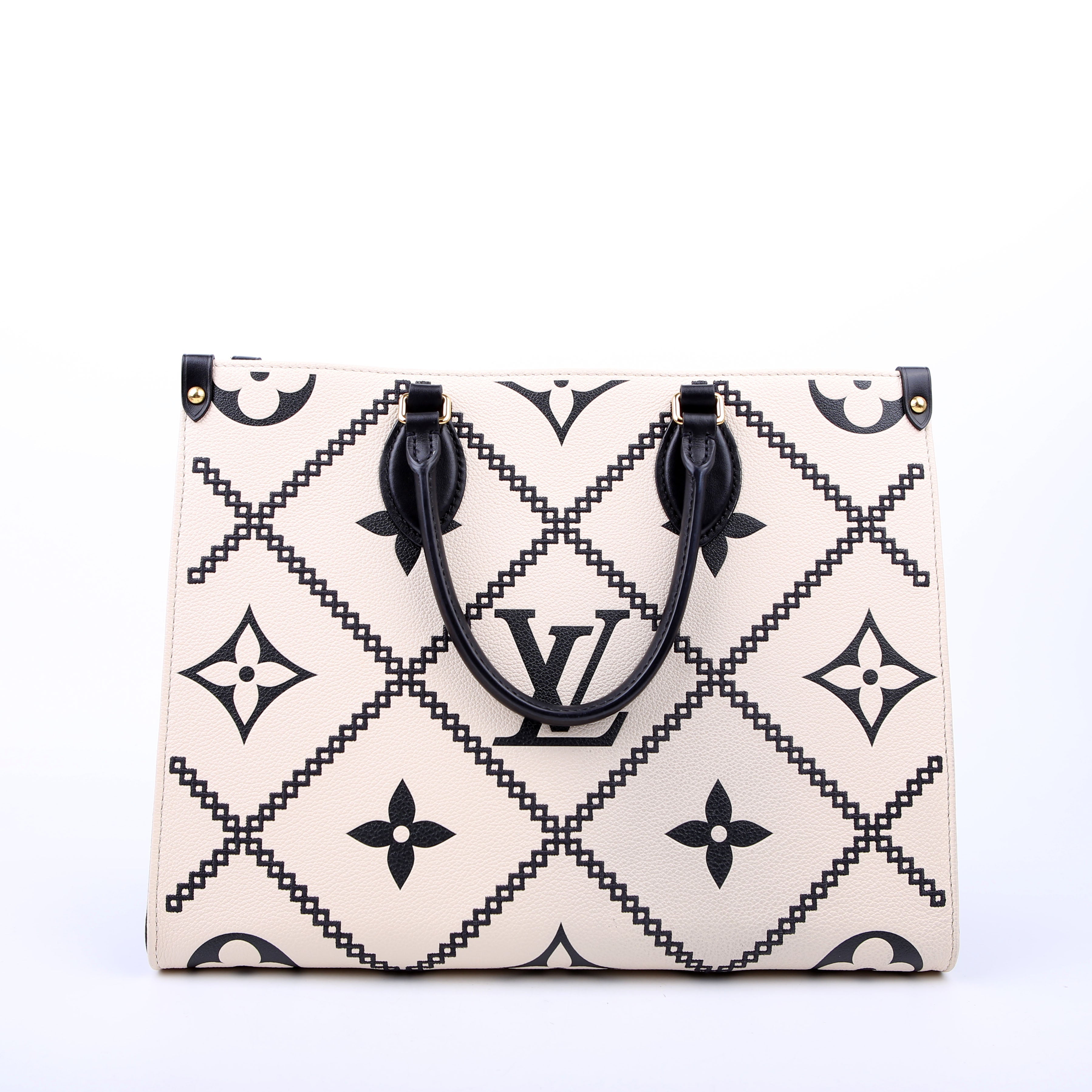 Louis Vuitton ONTHEGO MM Empreinte Broderies White/Black