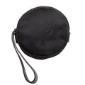Chanel Travel Linge Round Wristlet Black
