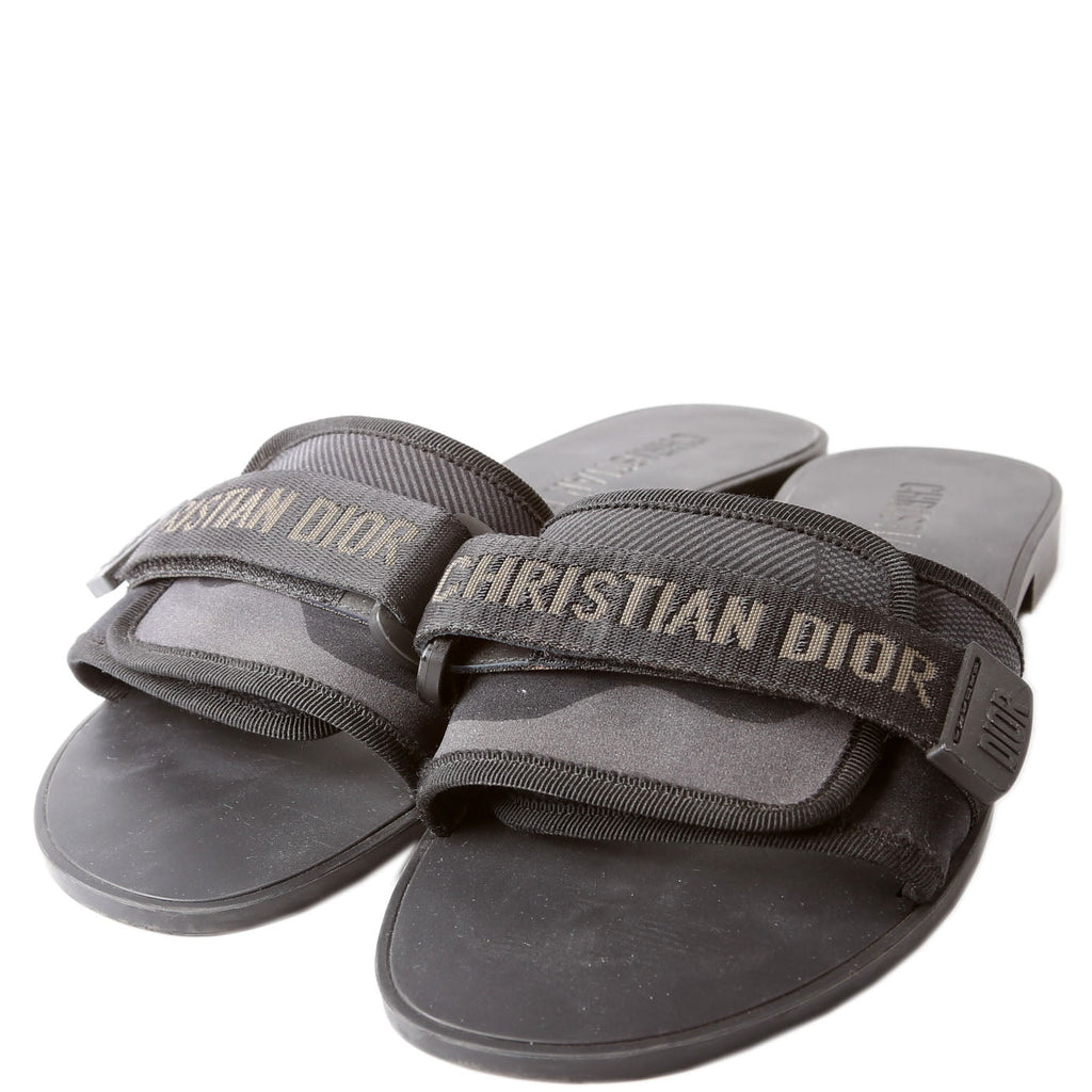 Christian Dior Diorevolution Slides Size 41 Black