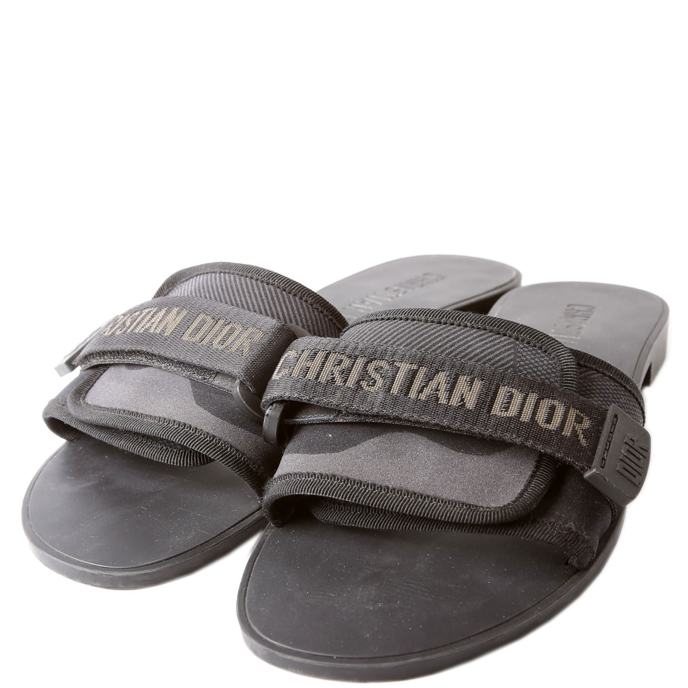 Christian Dior Diorevolution Slides Size 41 Black