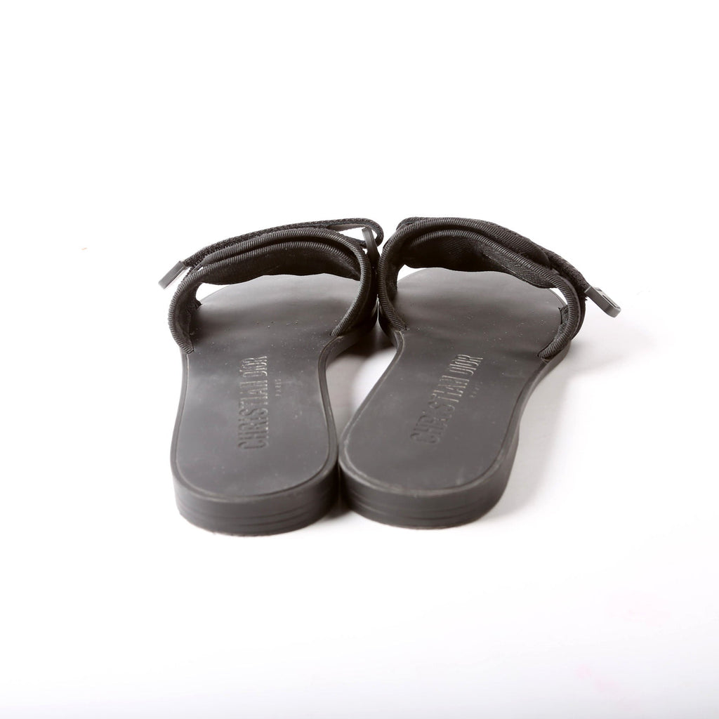 Christian Dior Diorevolution Slides Size 41 Black