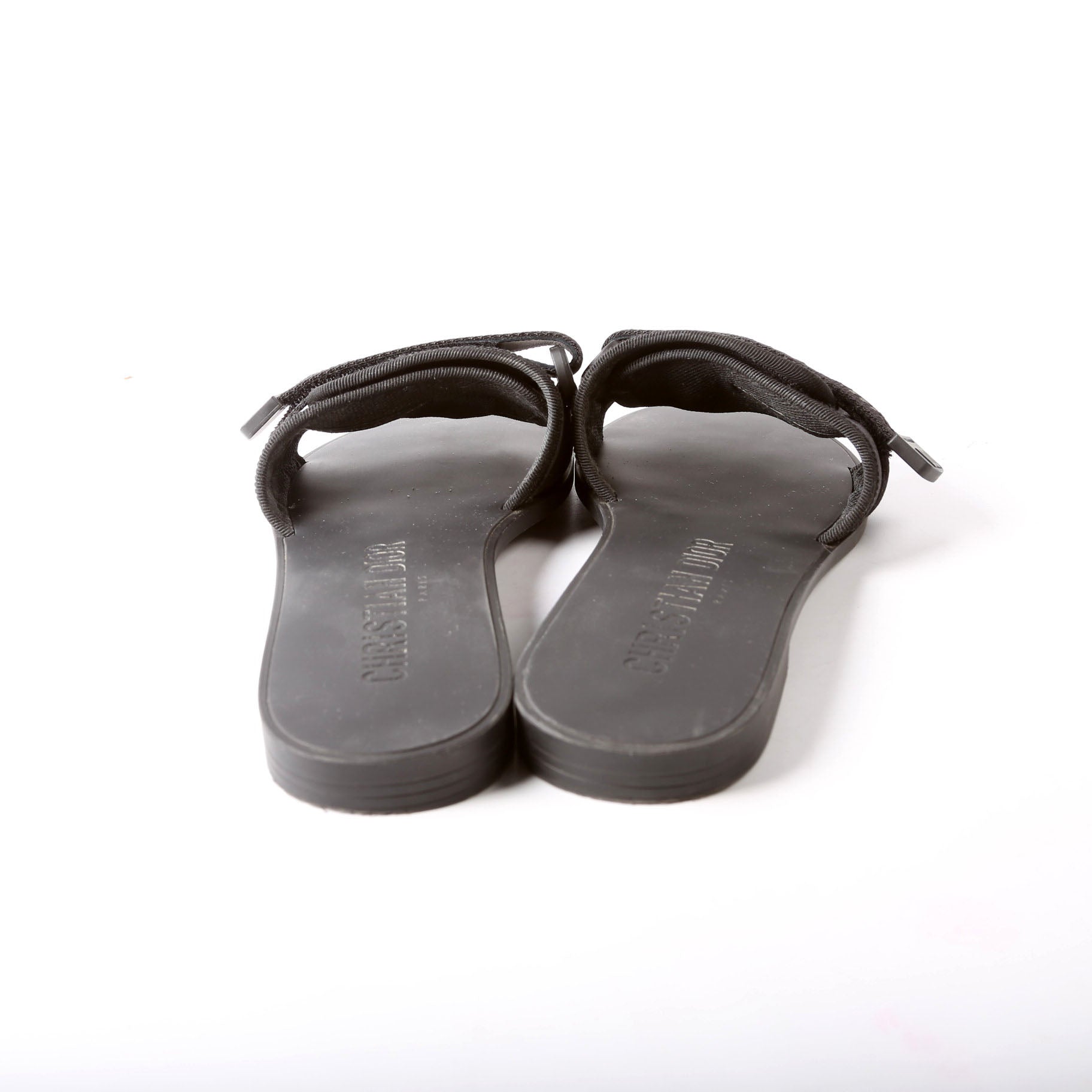 Christian Dior Diorevolution Slides Size 41 Black