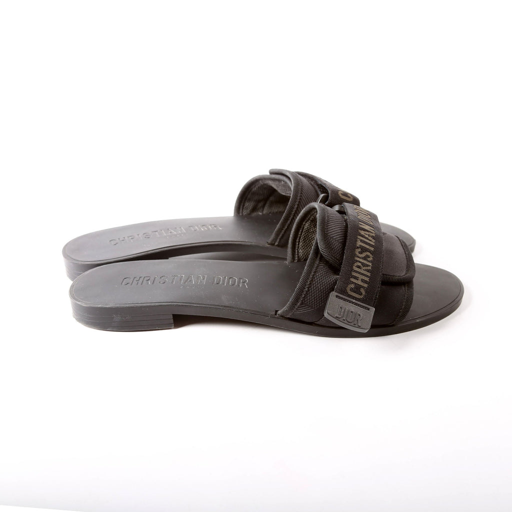 Christian Dior Diorevolution Slides Size 41 Black