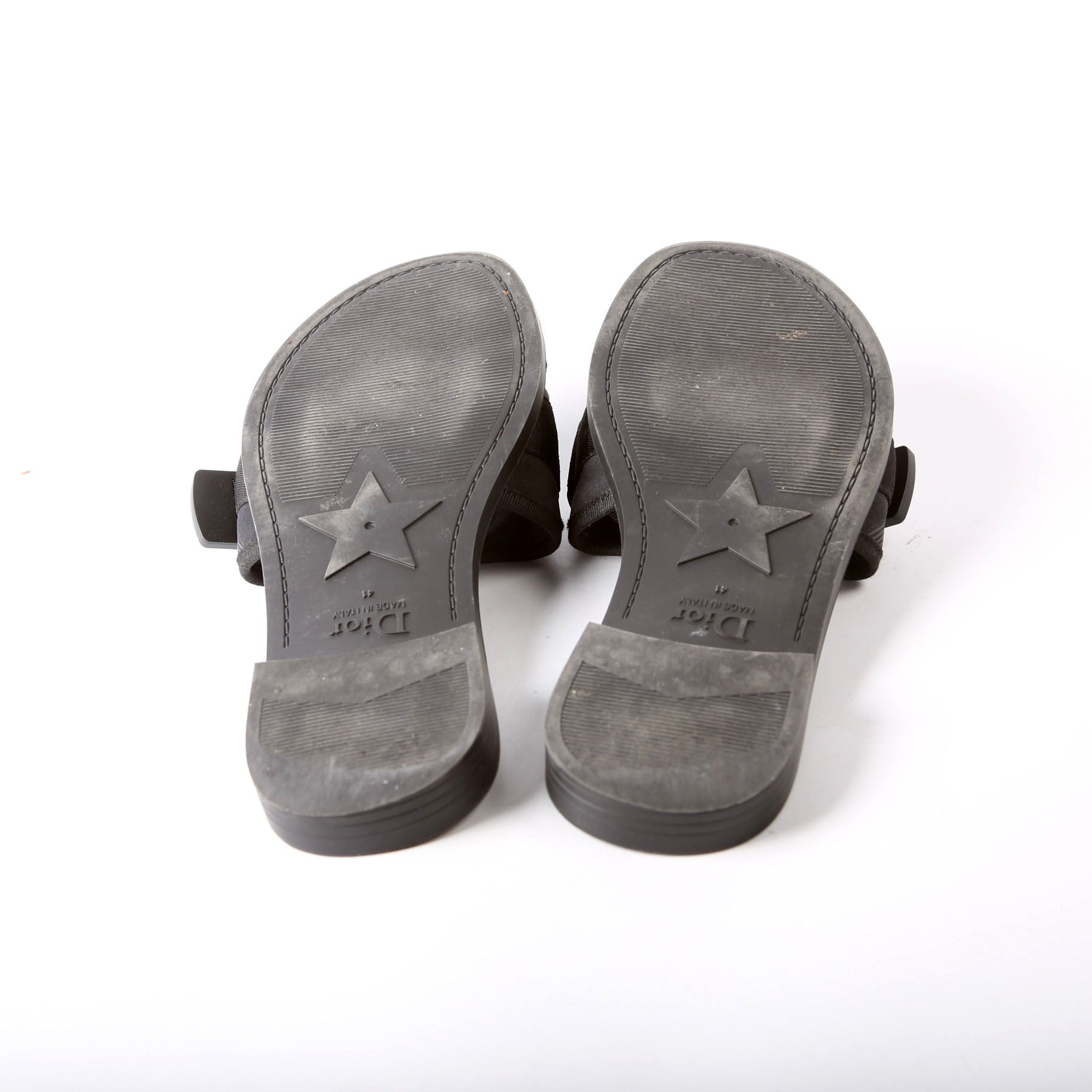 Christian Dior Diorevolution Slides Size 41 Black