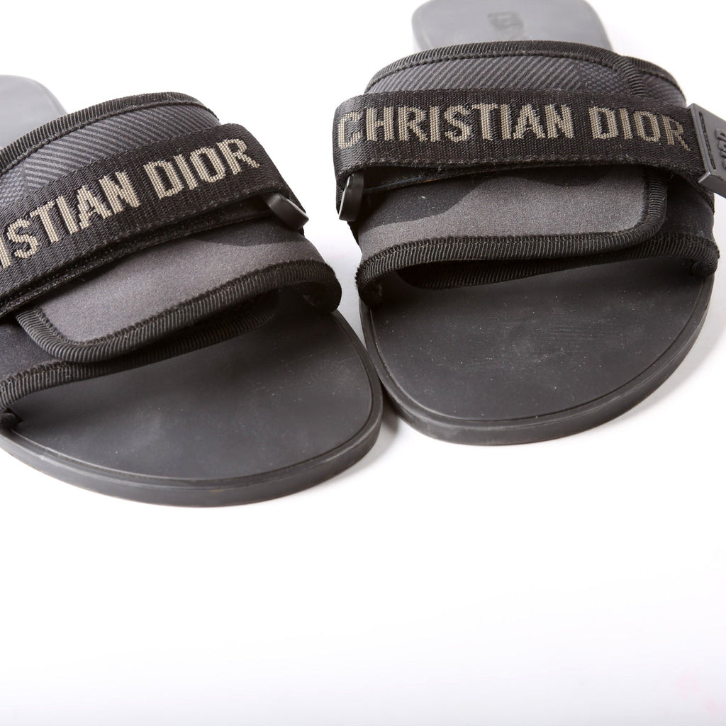 Christian Dior Diorevolution Slides Size 41 Black