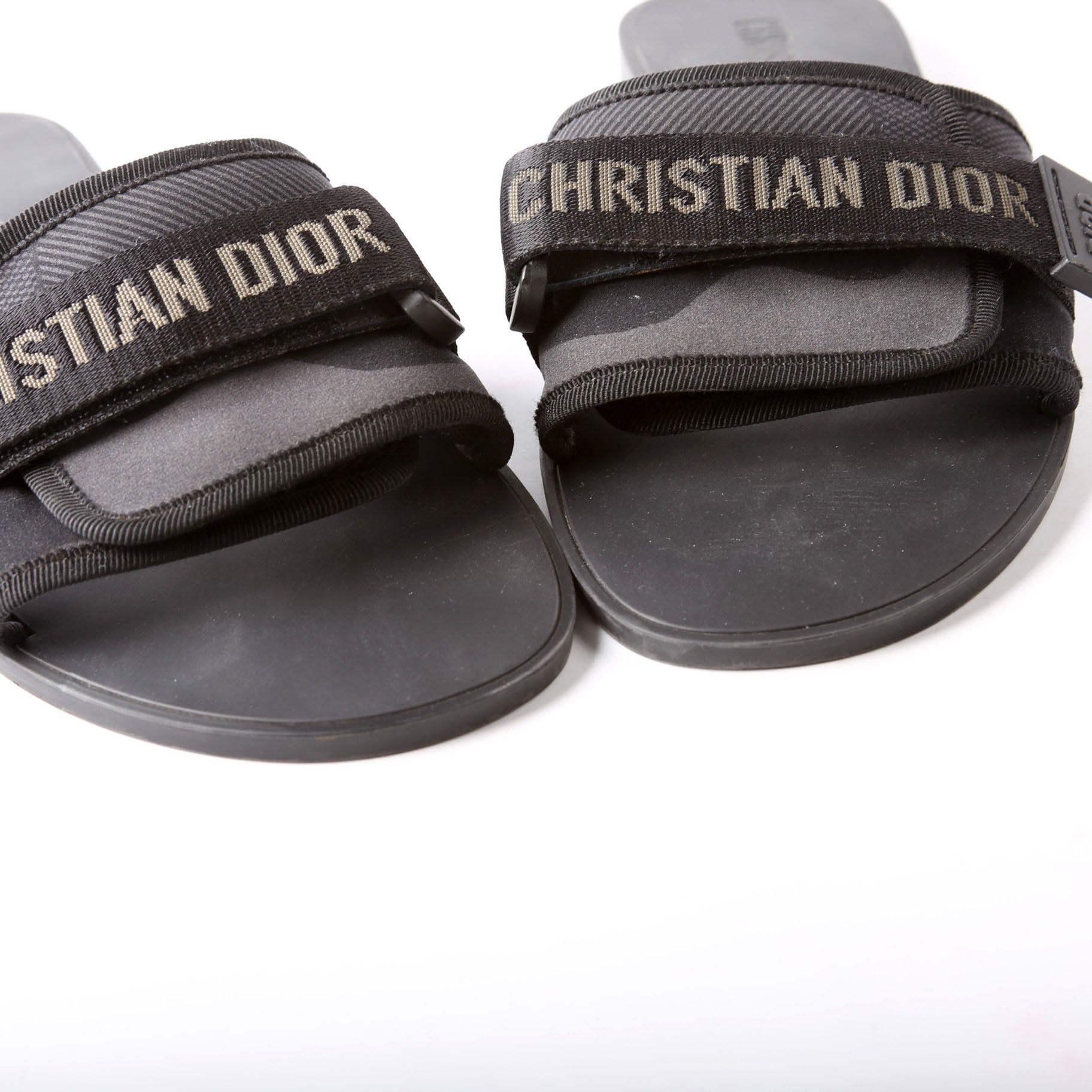 Christian Dior Diorevolution Slides Size 41 Black