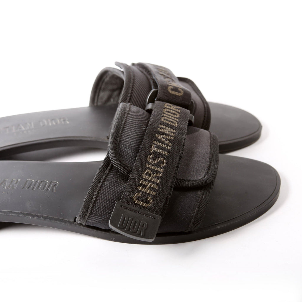 Christian Dior Diorevolution Slides Size 41 Black