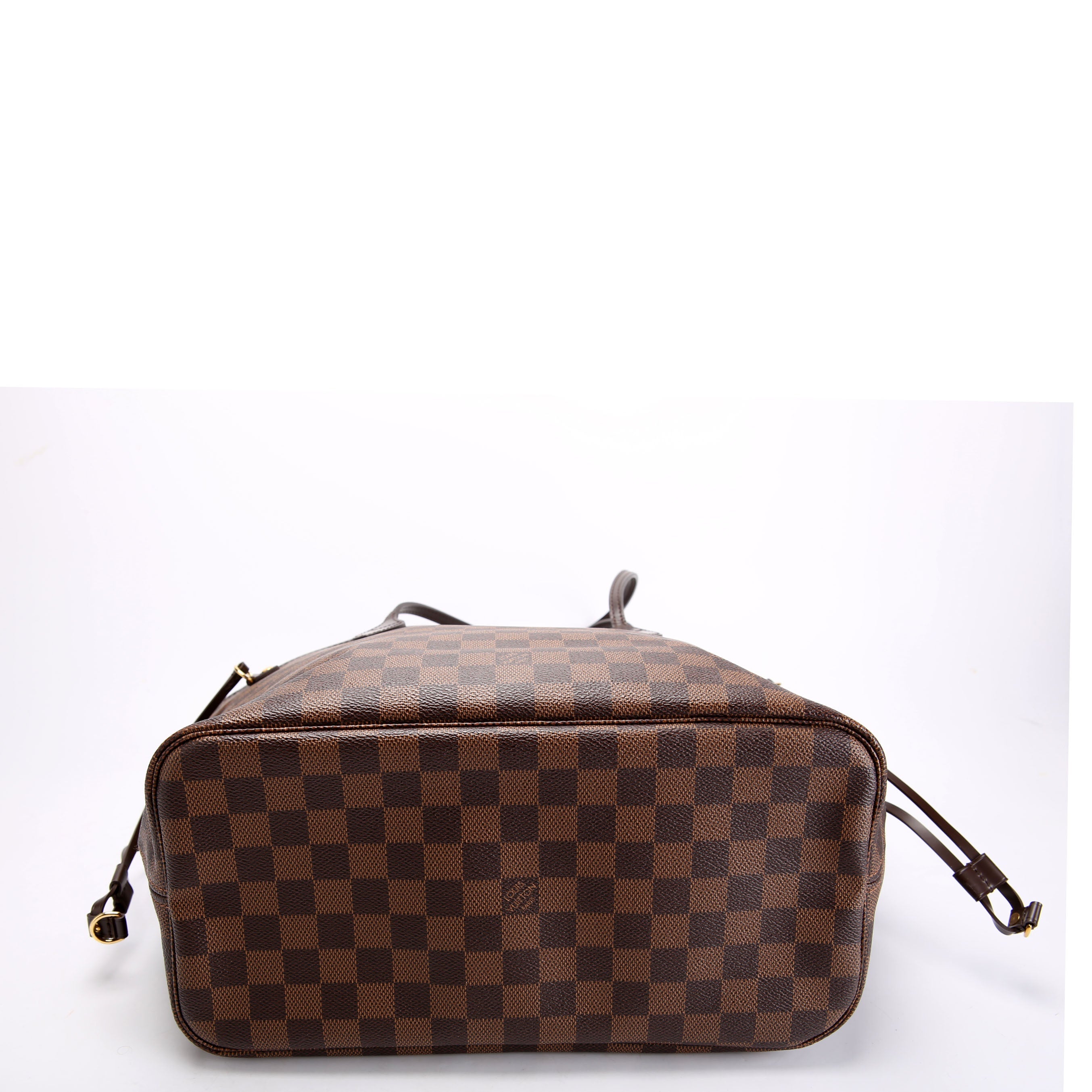 Louis Vuitton Neverfull With Wallet MM Damier Ebene Pink