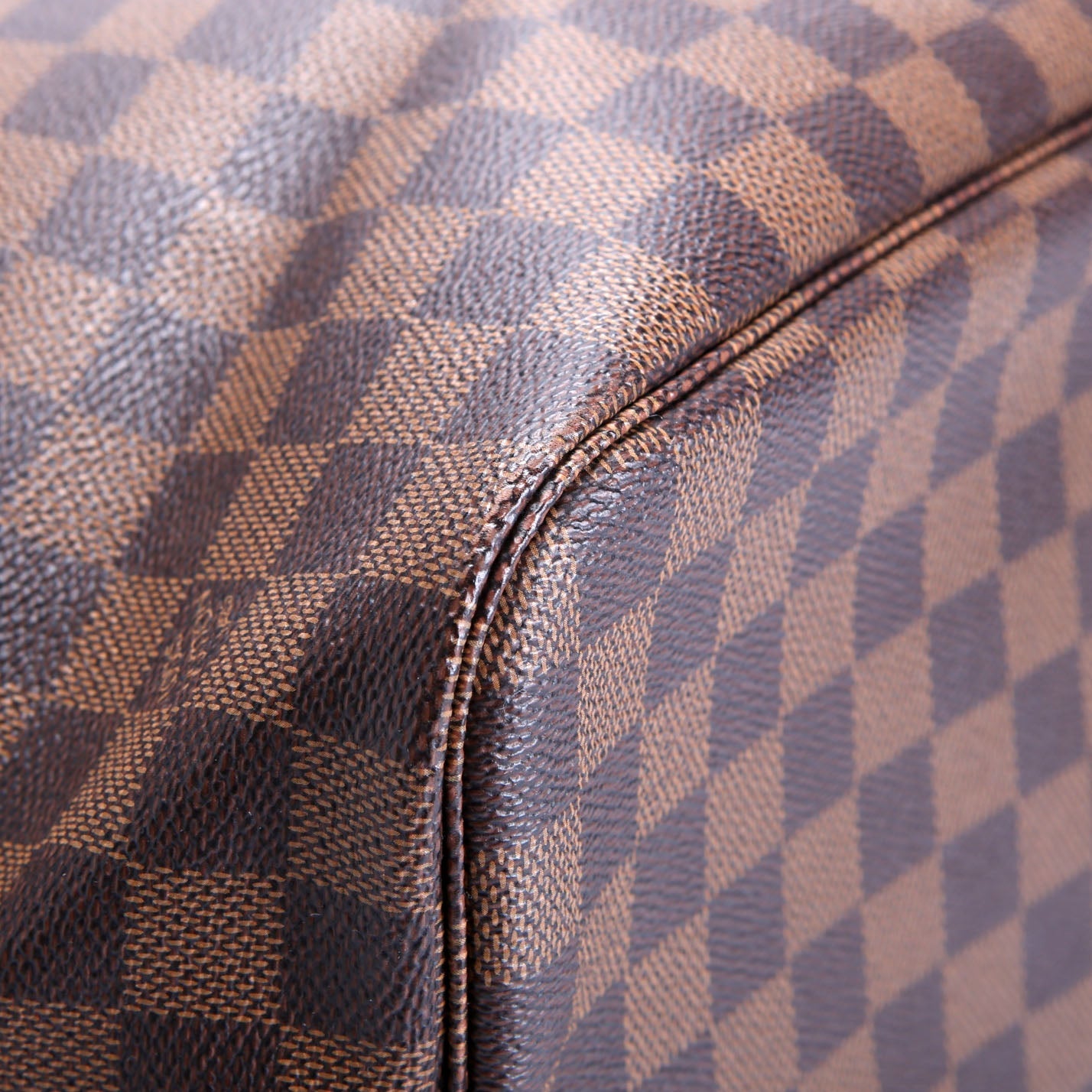 Louis Vuitton Neverfull With Wallet MM Damier Ebene Pink