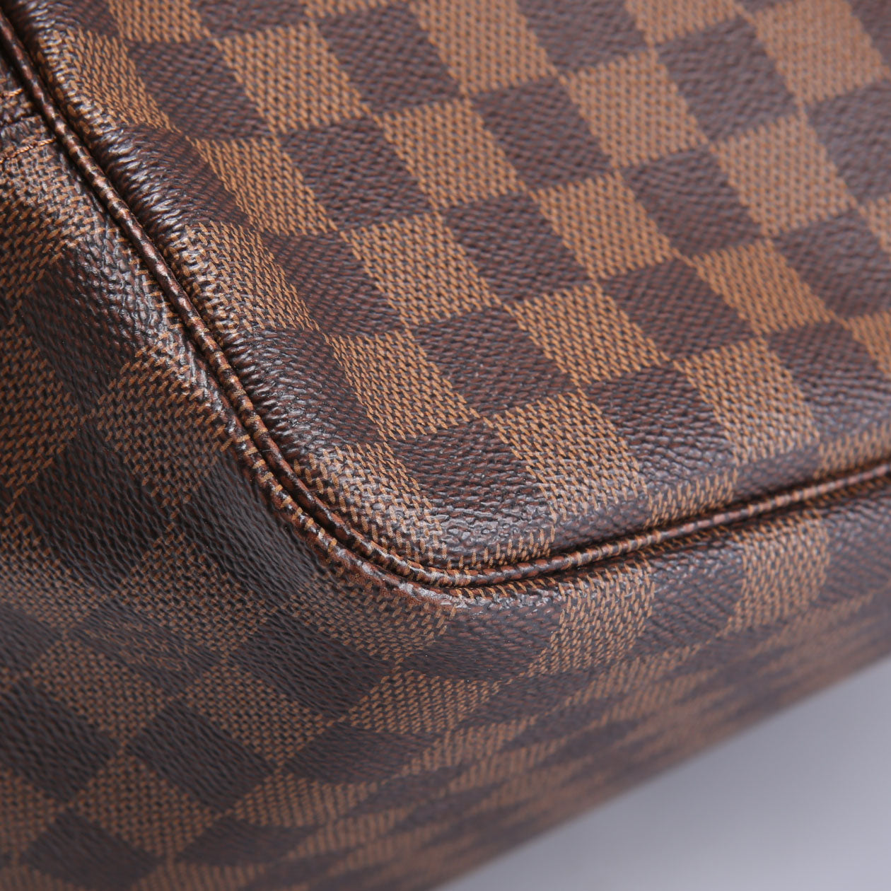 Louis Vuitton Neverfull With Wallet MM Damier Ebene Pink