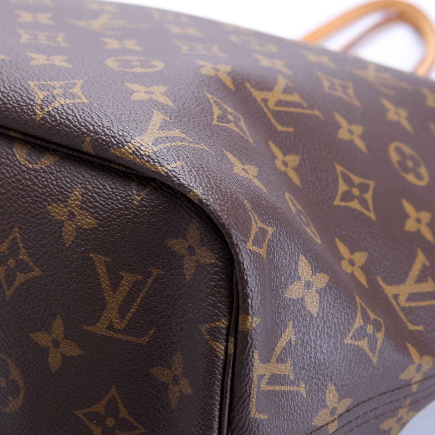 Louis Vuitton Neverfull With Wallet MM Monogram Beige