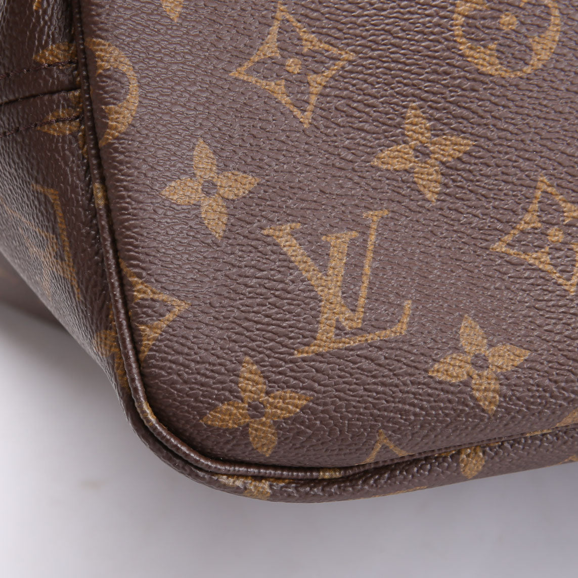 Louis Vuitton Neverfull With Wallet MM Monogram Beige