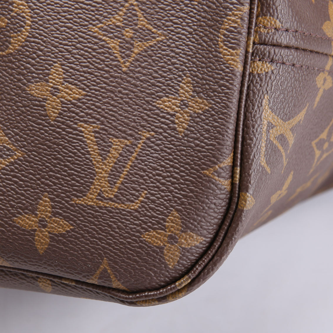 Louis Vuitton Neverfull With Wallet MM Monogram Beige