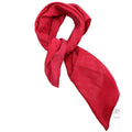 Christian Dior Scarf: Oblique Square Silk Cotton 65CM Maroon