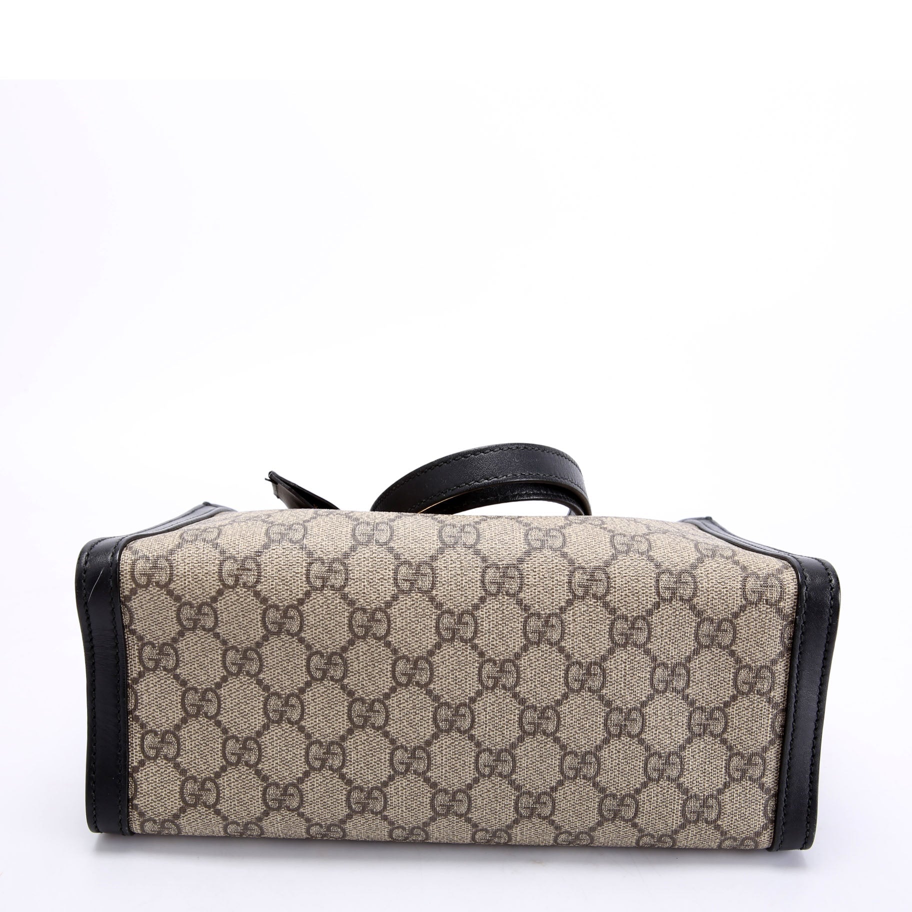 Gucci 498156 Padlock GG Small Tote Beige/Black