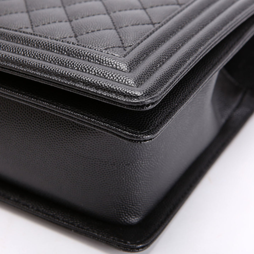 Chanel Boy Flap Large Caviar RFID Black