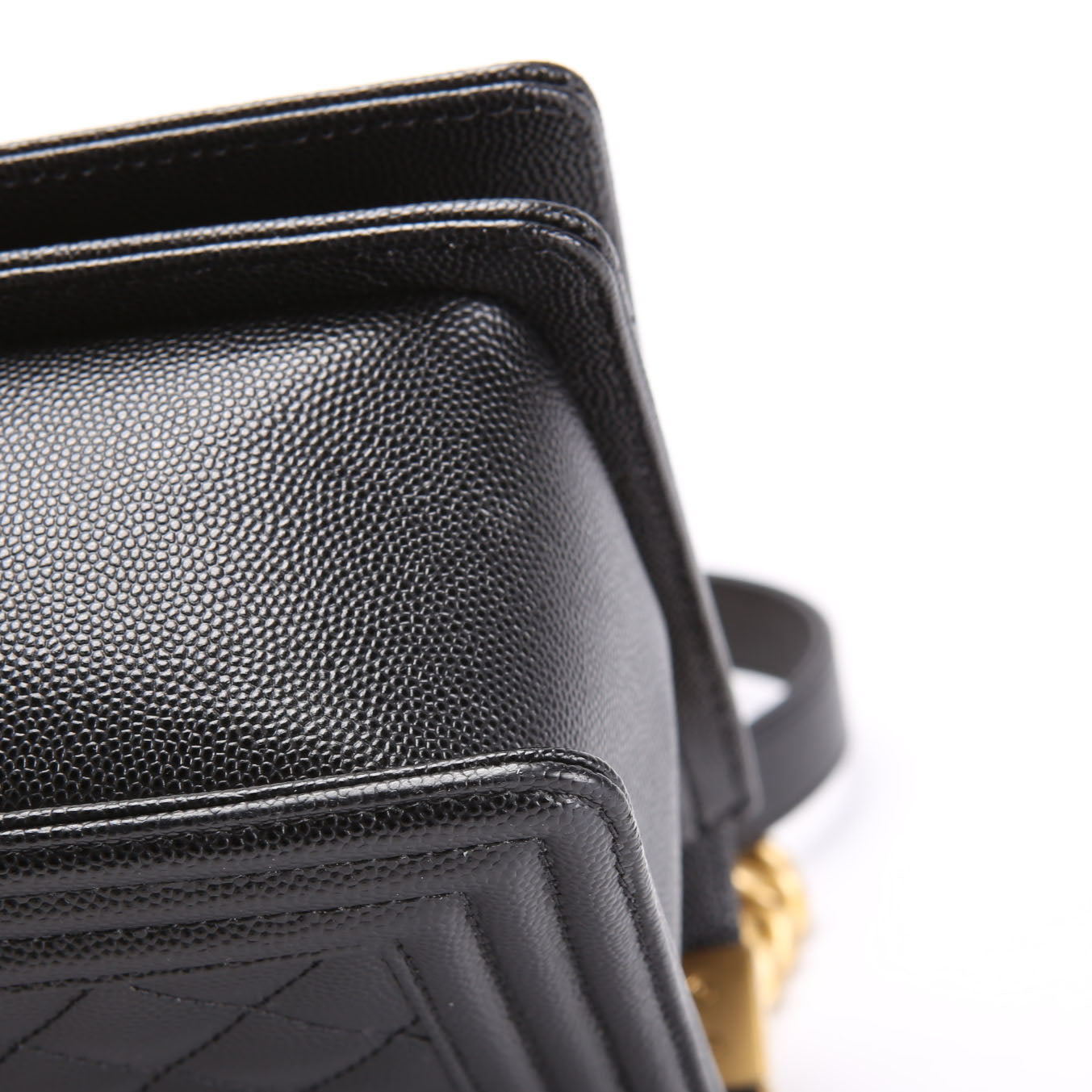Chanel Boy Flap Large Caviar RFID Black