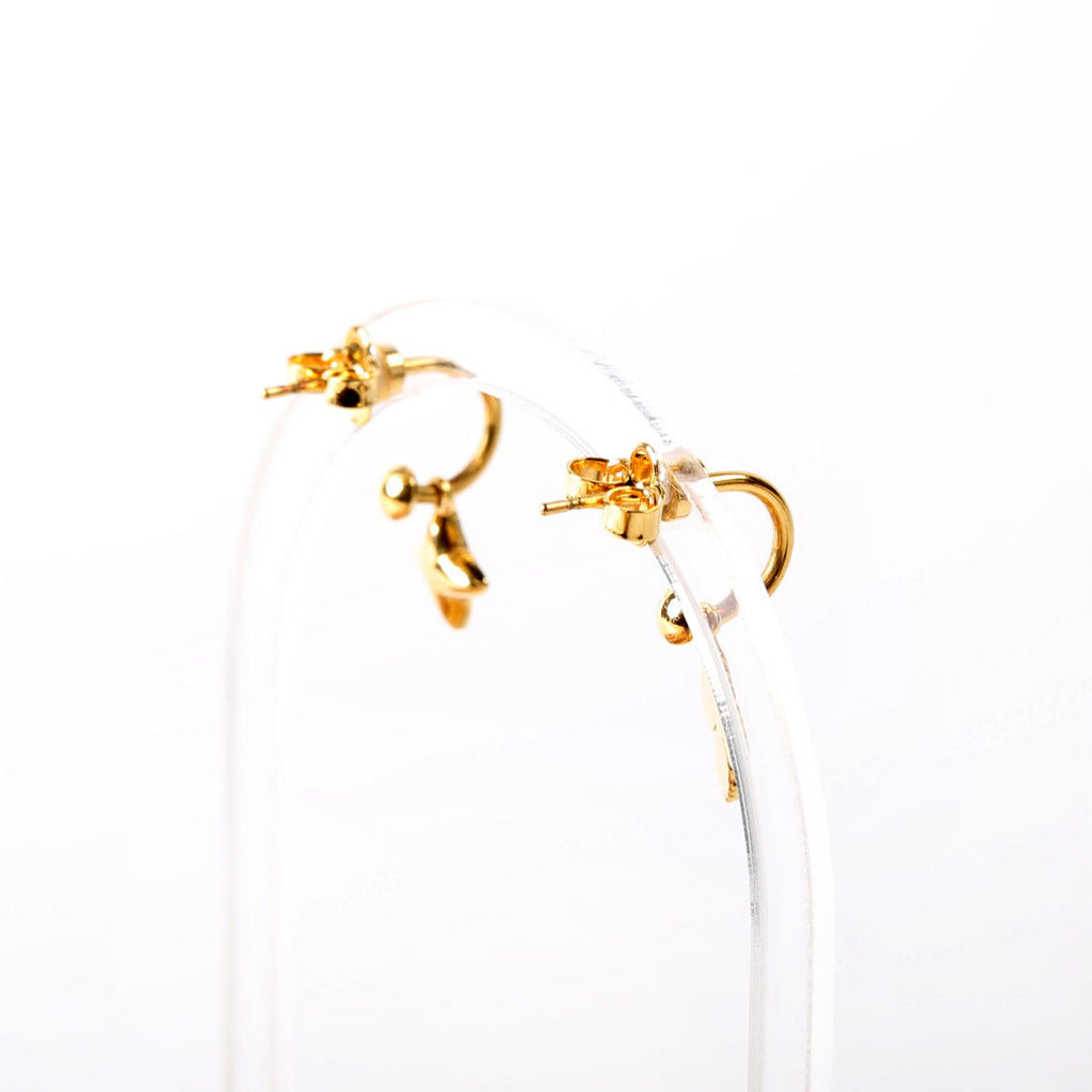 Louis Vuitton Blooming Strass Earrings Gold