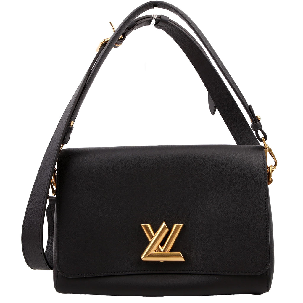 Louis Vuitton Soft Twist Shoulder Calfskin Black