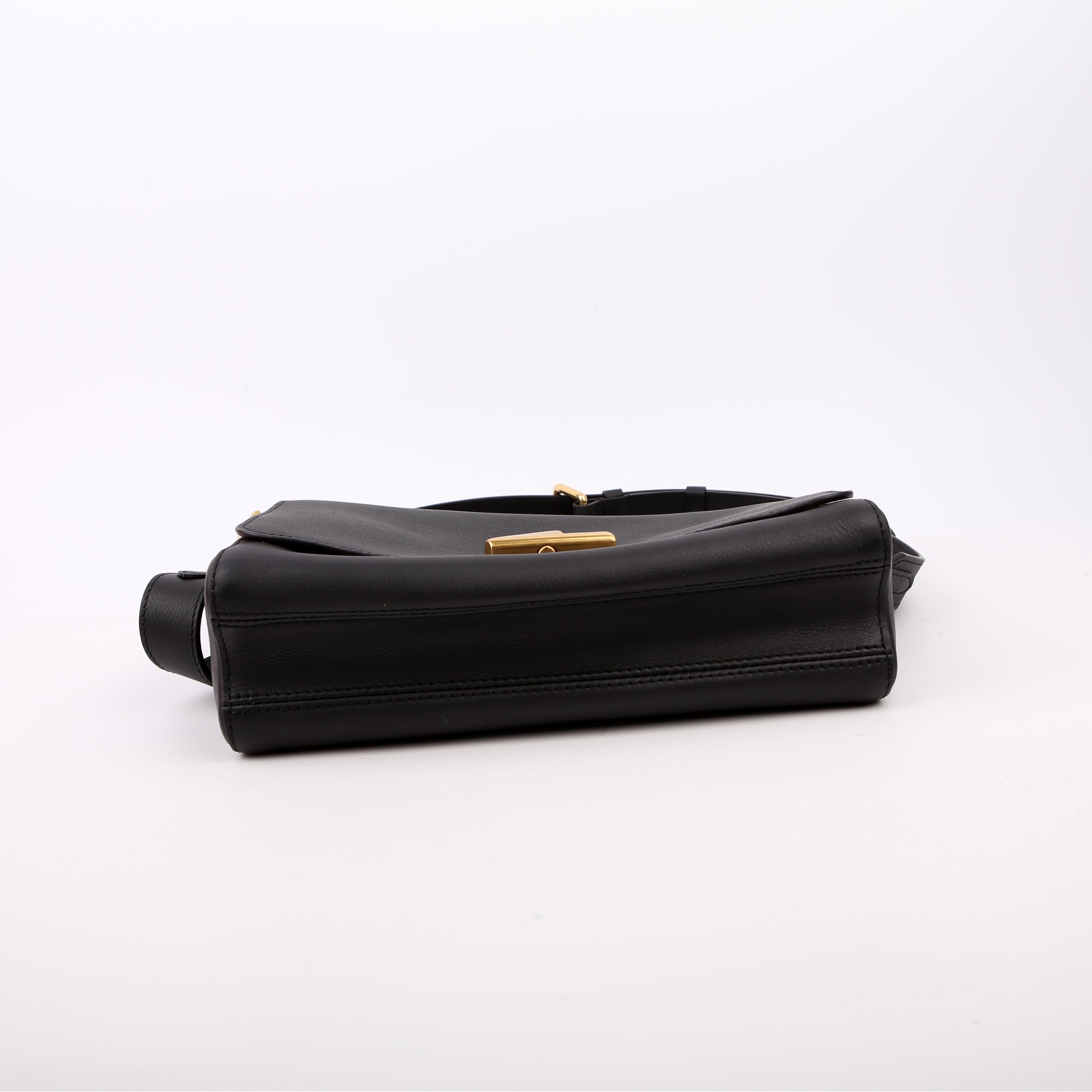 Louis Vuitton Soft Twist Shoulder Calfskin Black