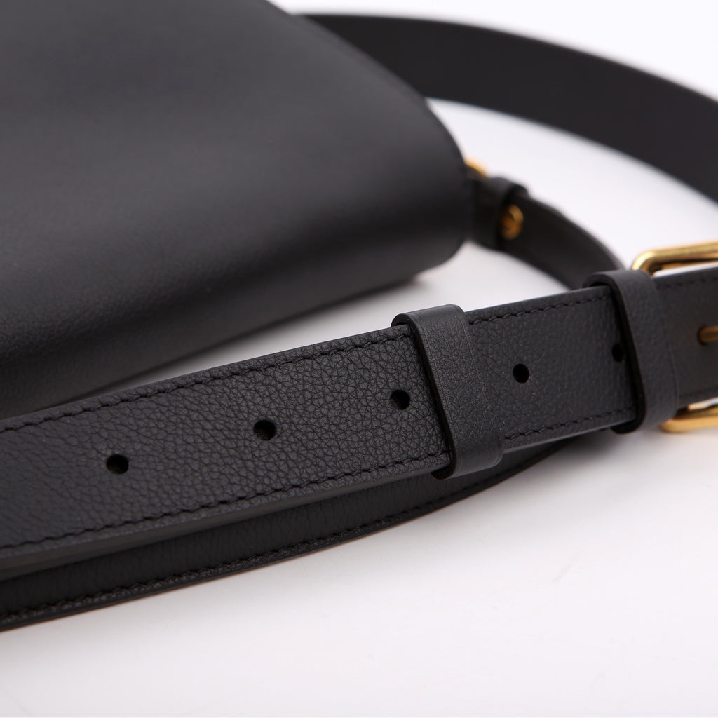 Louis Vuitton Soft Twist Shoulder Calfskin Black
