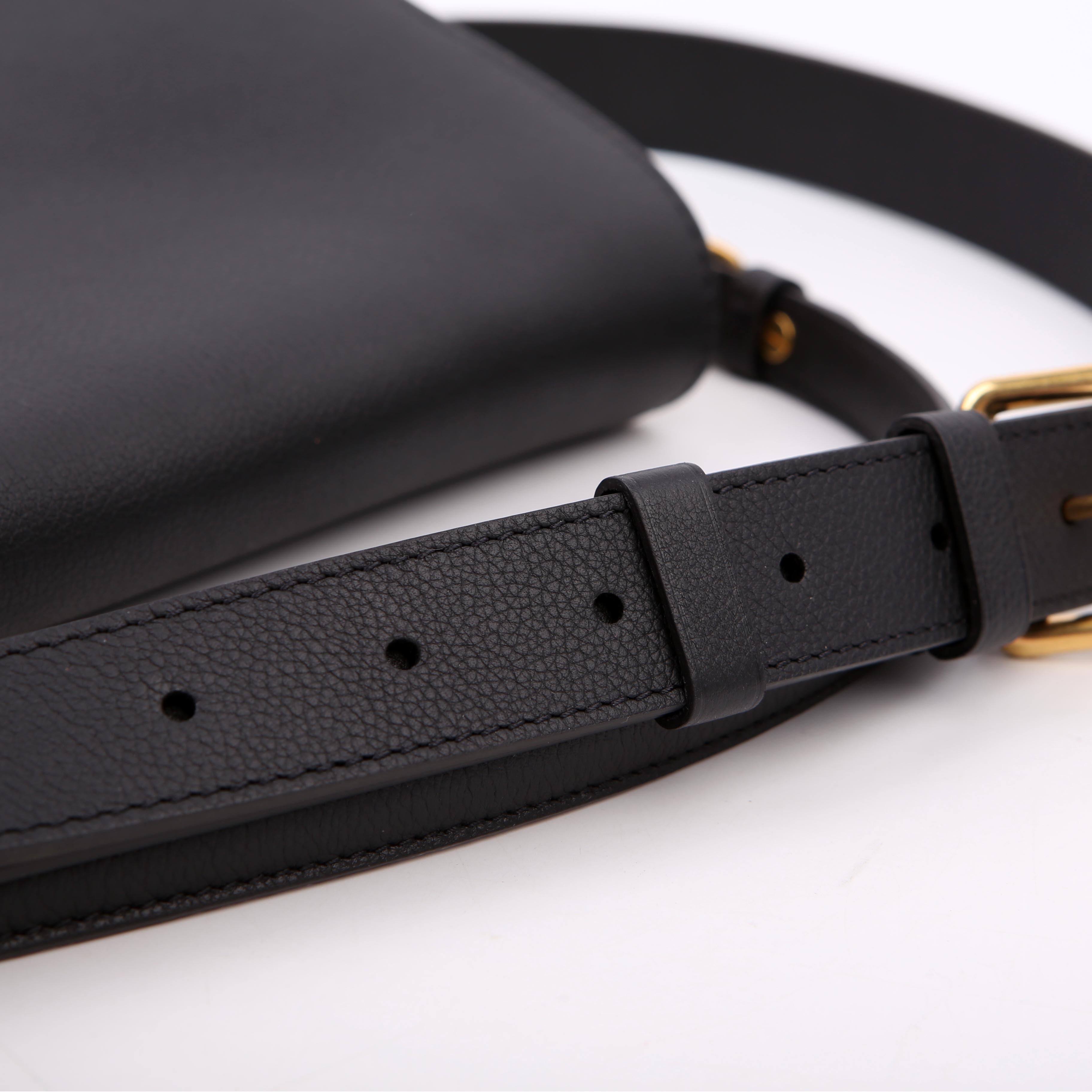 Louis Vuitton Soft Twist Shoulder Calfskin Black