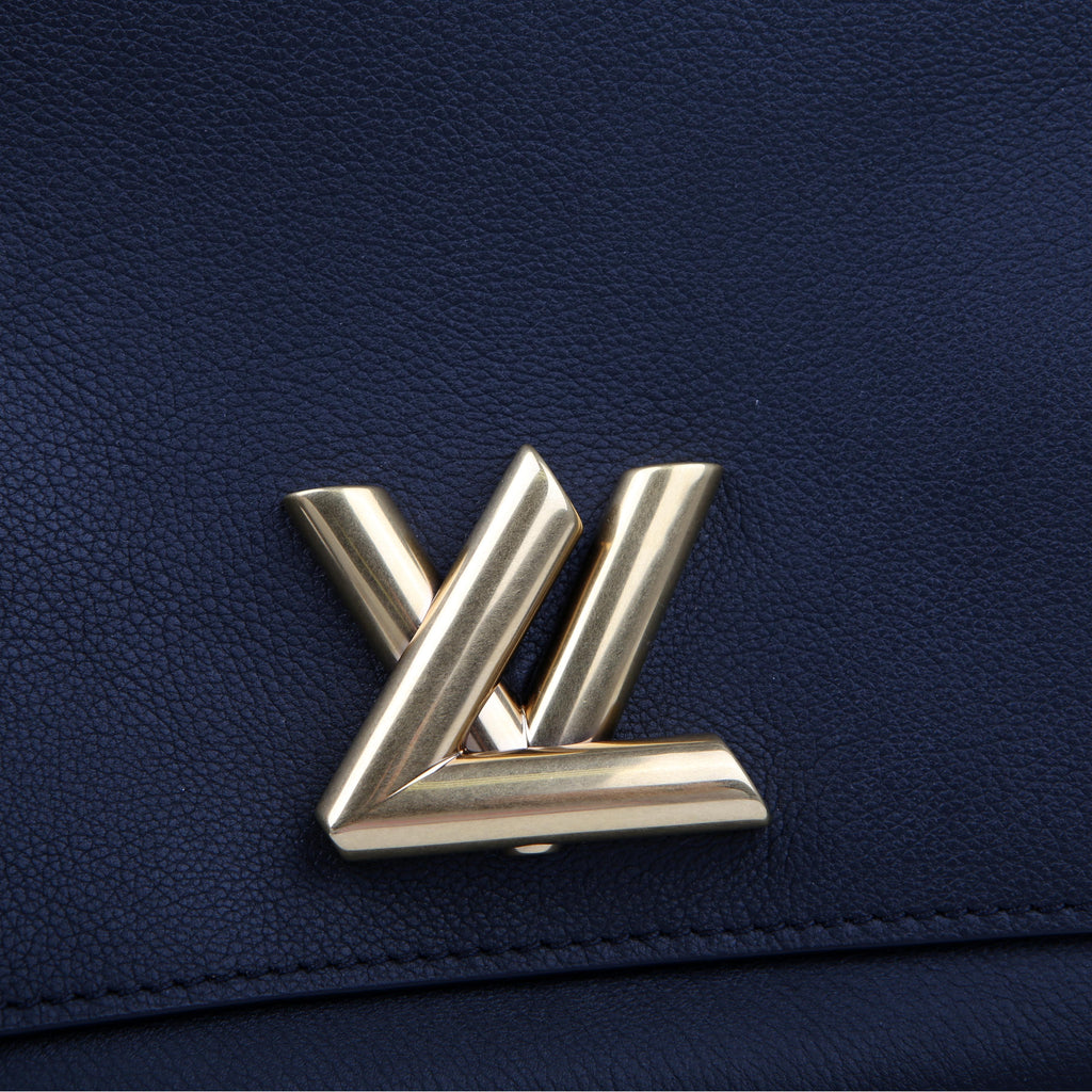 Louis Vuitton Soft Twist Shoulder Calfskin Black