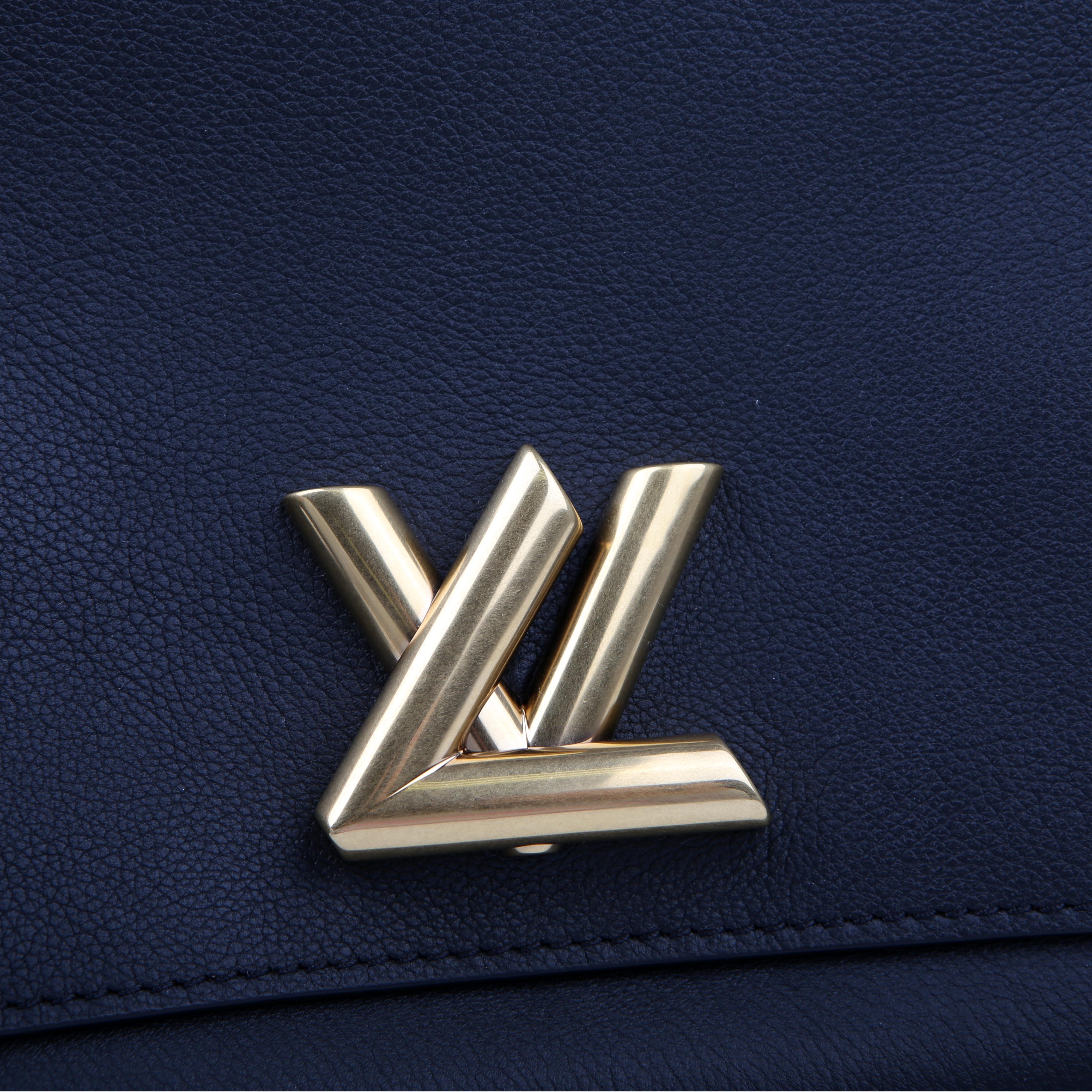 Louis Vuitton Soft Twist Shoulder Calfskin Black