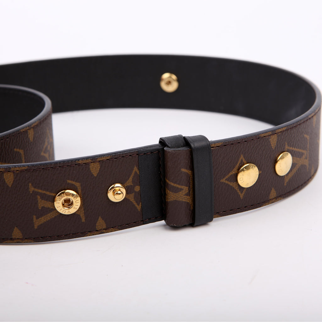 Louis Vuitton Bandouliere Adjustable Monogram Strap Black