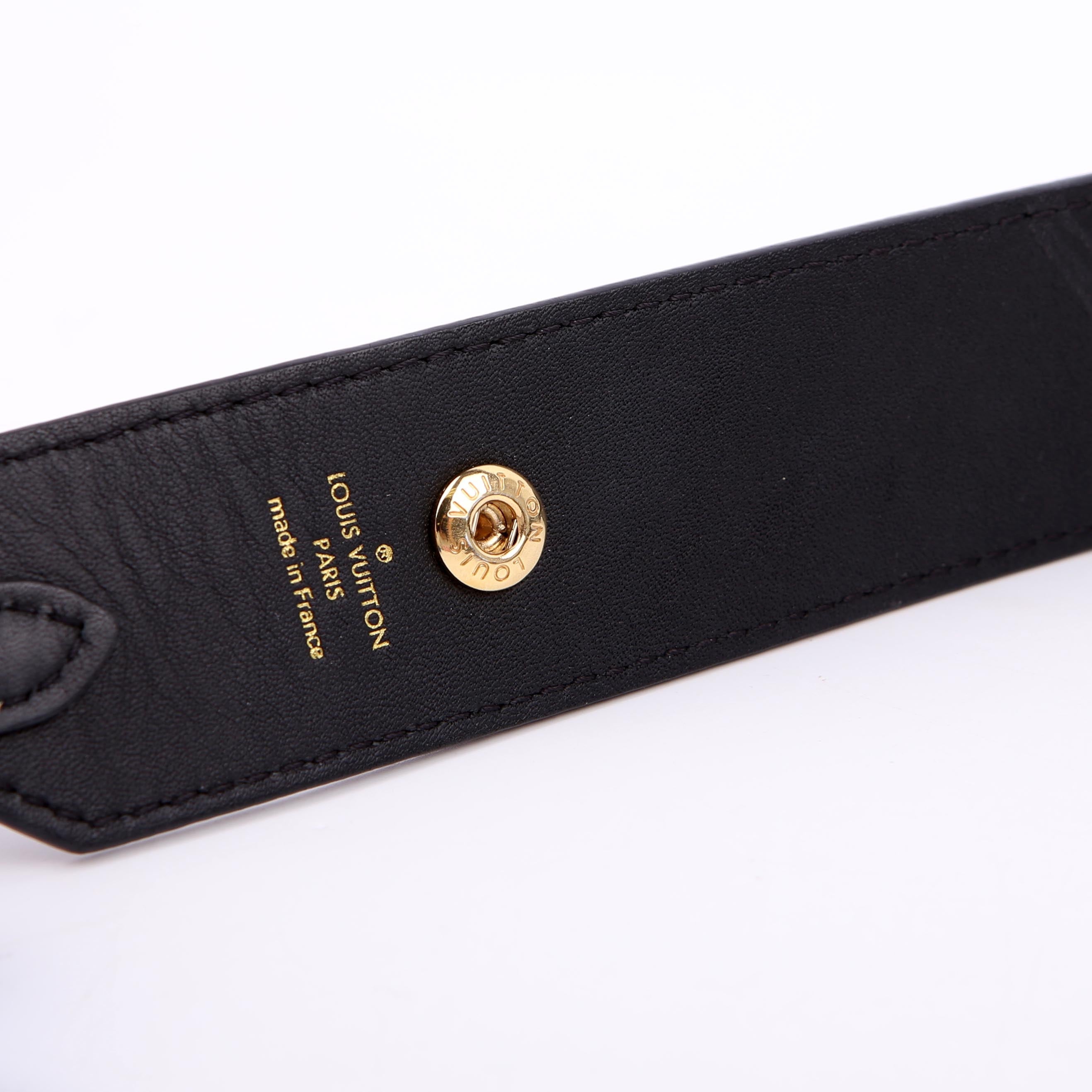 Louis Vuitton Bandouliere Adjustable Monogram Strap Black