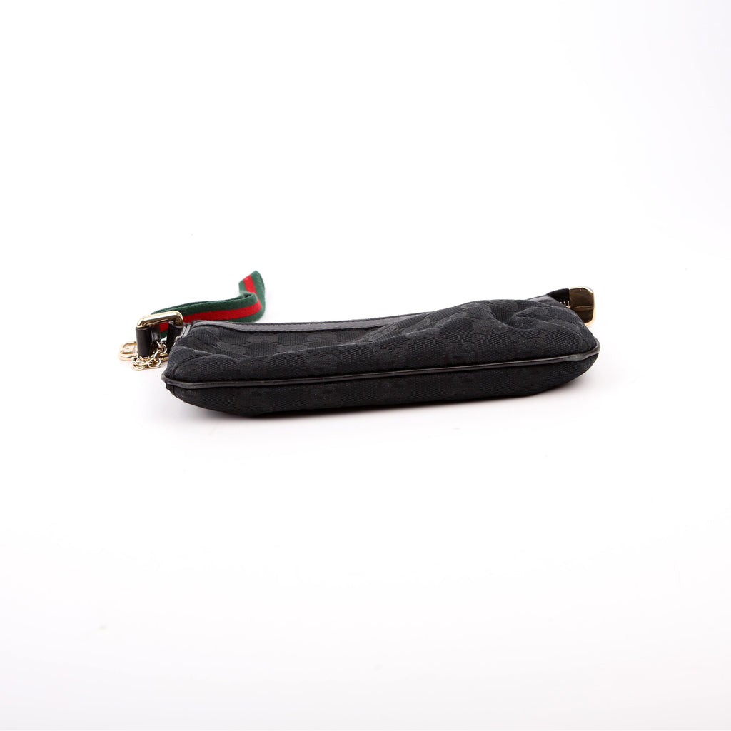 Gucci 191184 Jolicoeur Pouch Canvas Black