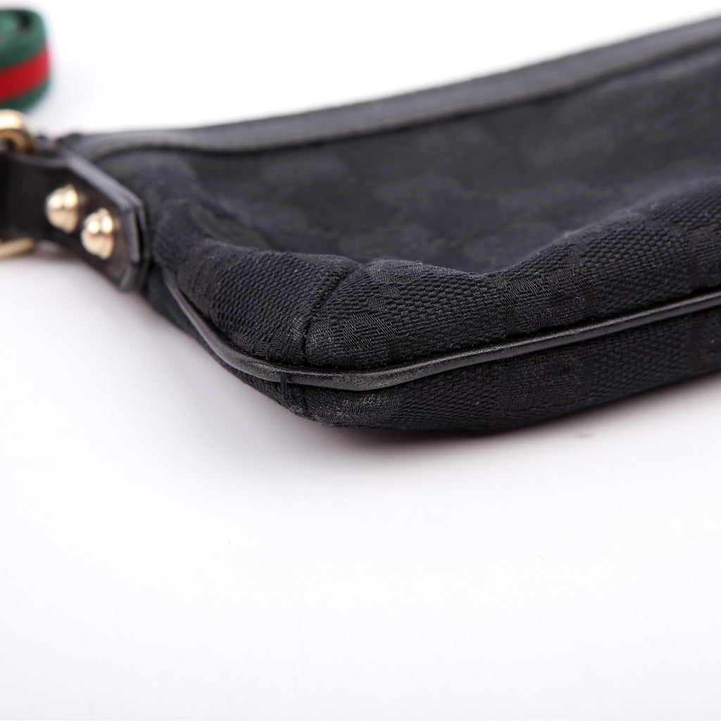 Gucci 191184 Jolicoeur Pouch Canvas Black