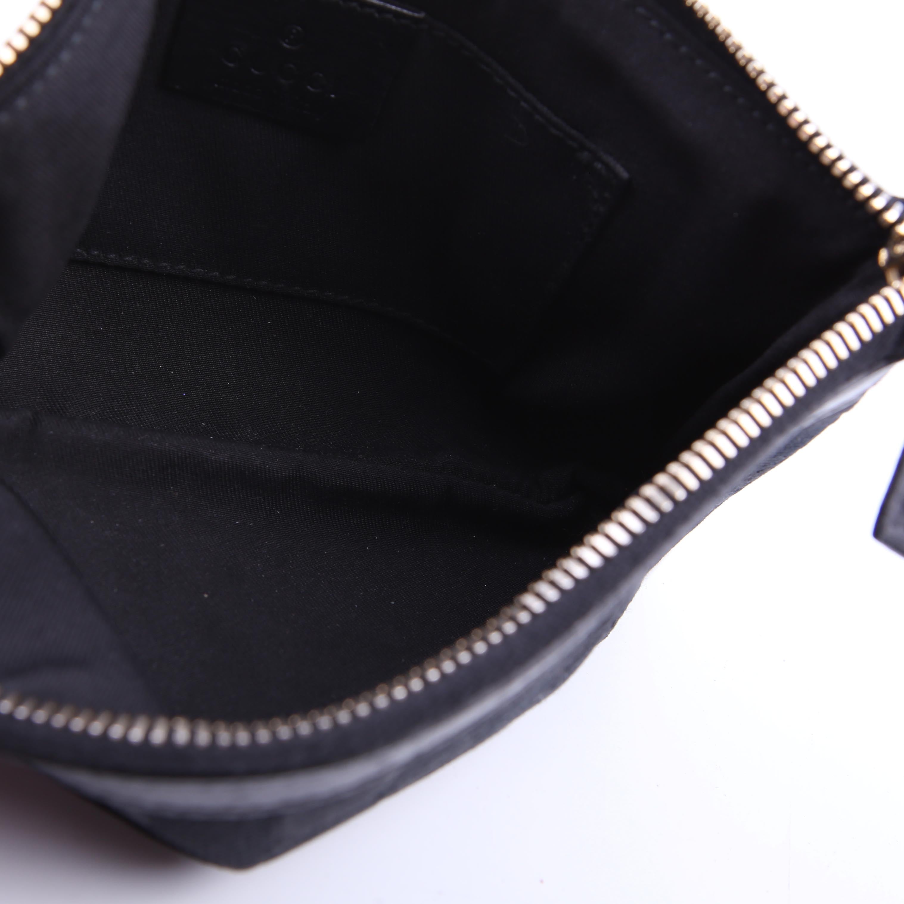 Gucci 191184 Jolicoeur Pouch Canvas Black