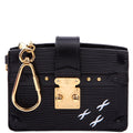 Louis Vuitton Trunk Multicartes Card Holder Epi Black
