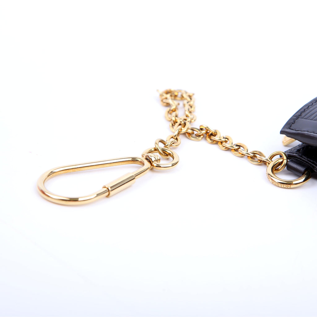 Louis Vuitton Trunk Multicartes Card Holder Epi Black