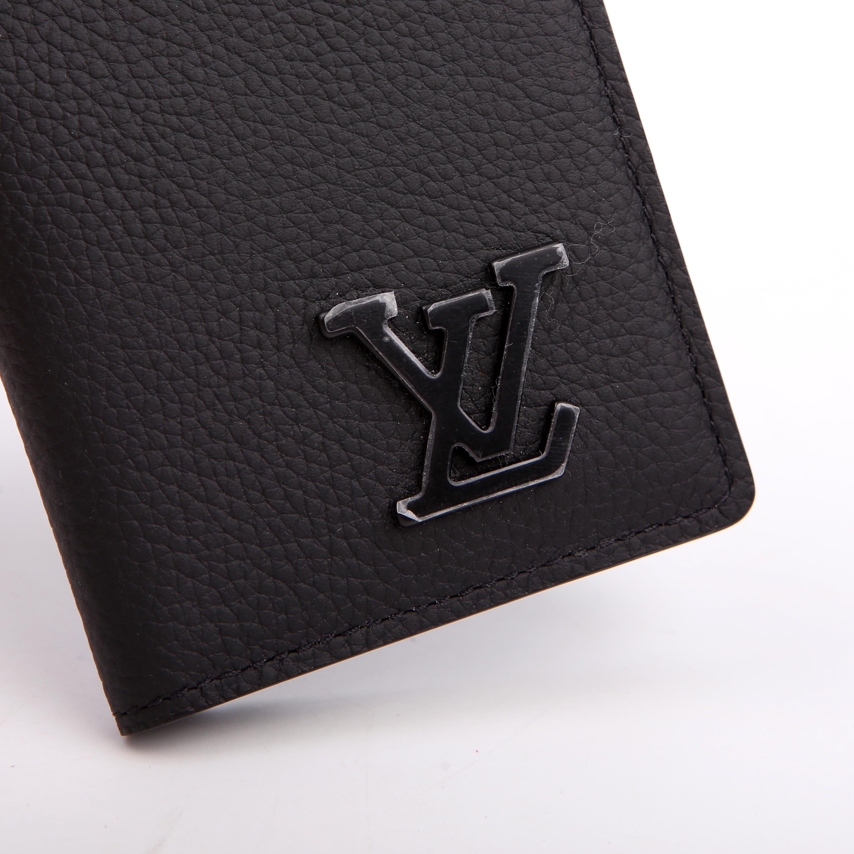 Louis Vuitton Pocket Organizer LV Aerogram Black