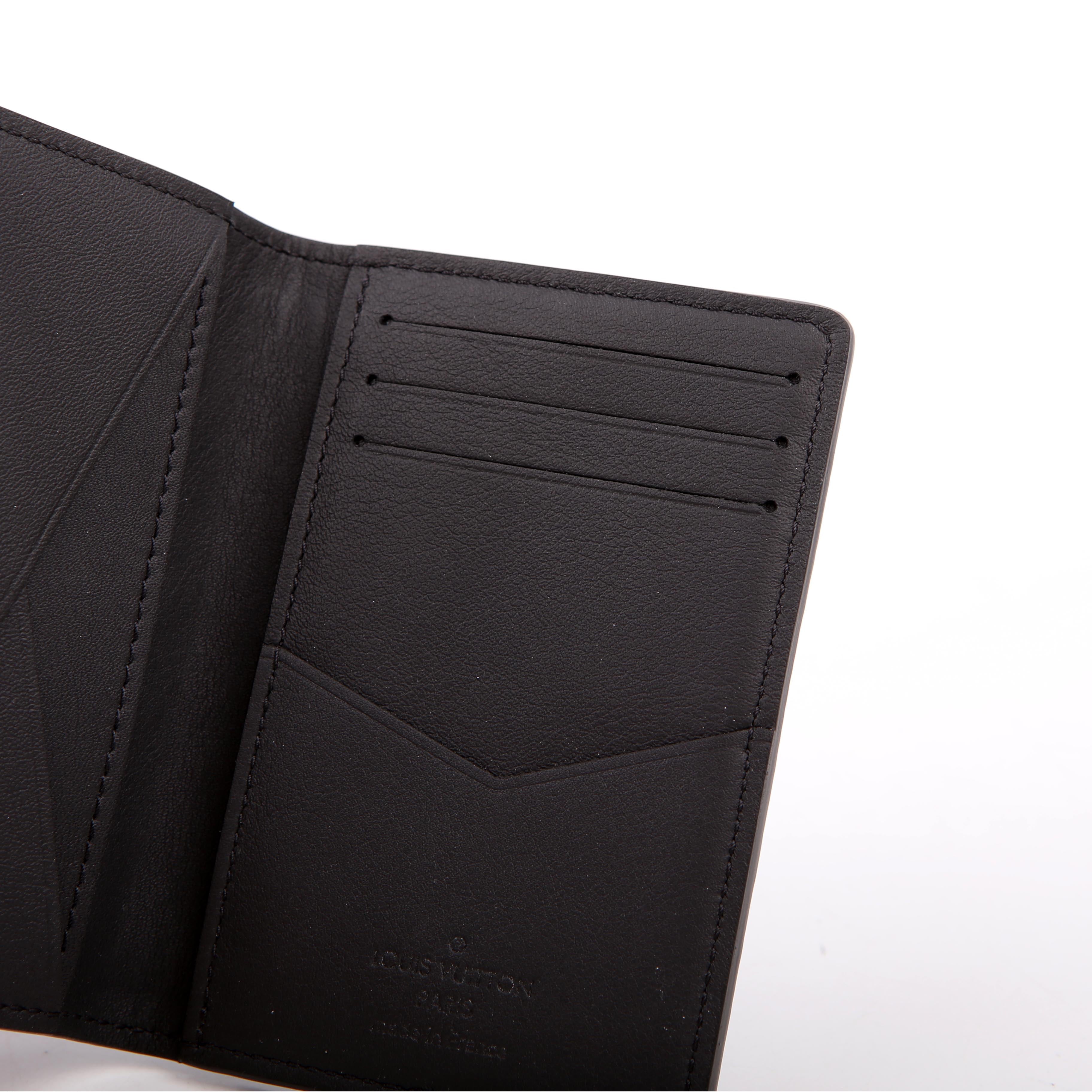 Louis Vuitton Pocket Organizer LV Aerogram Black