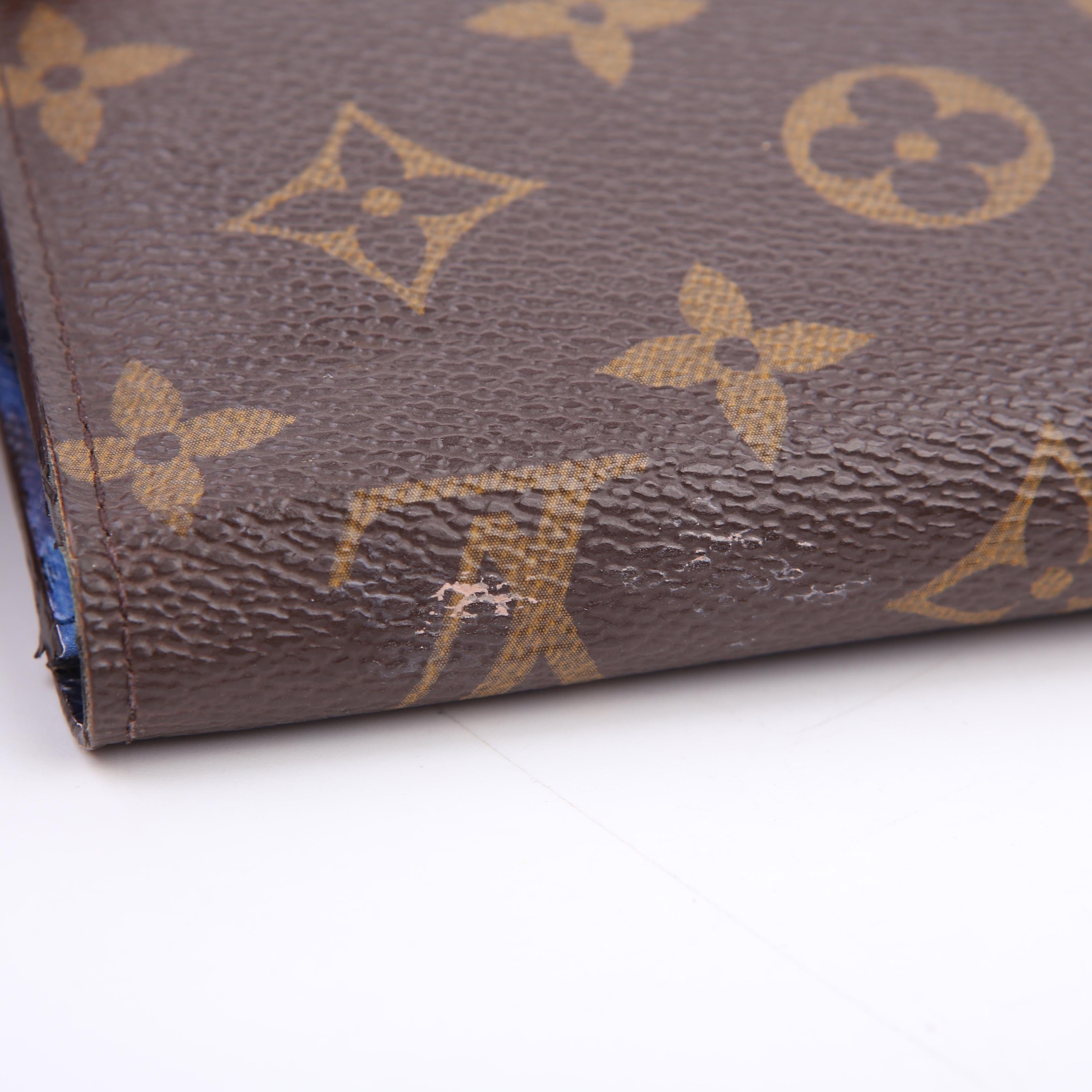 Louis Vuitton Insolite Wallet Ikat Monogram Blue