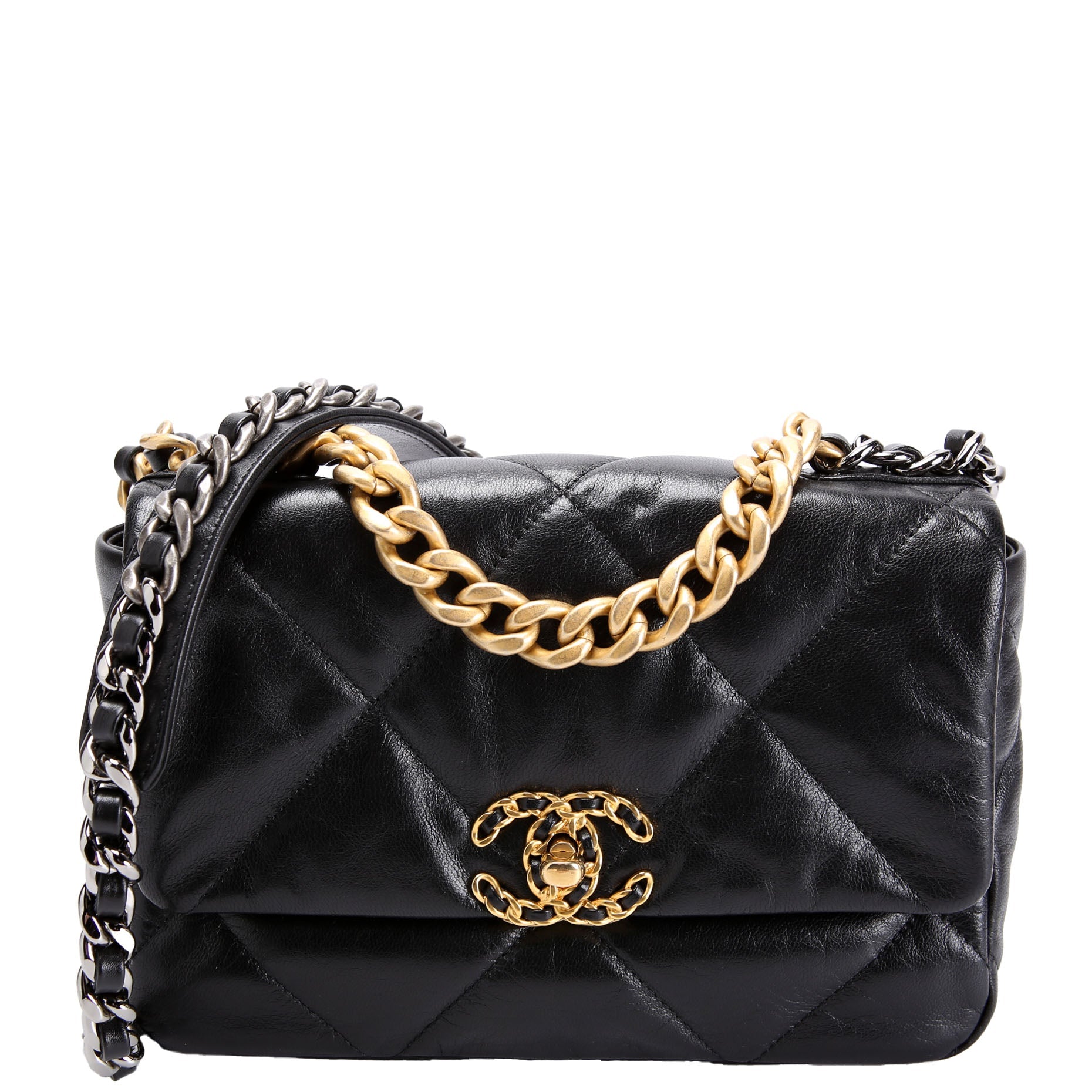 Chanel Quilted Goatskin 19 Medium Flap 30M