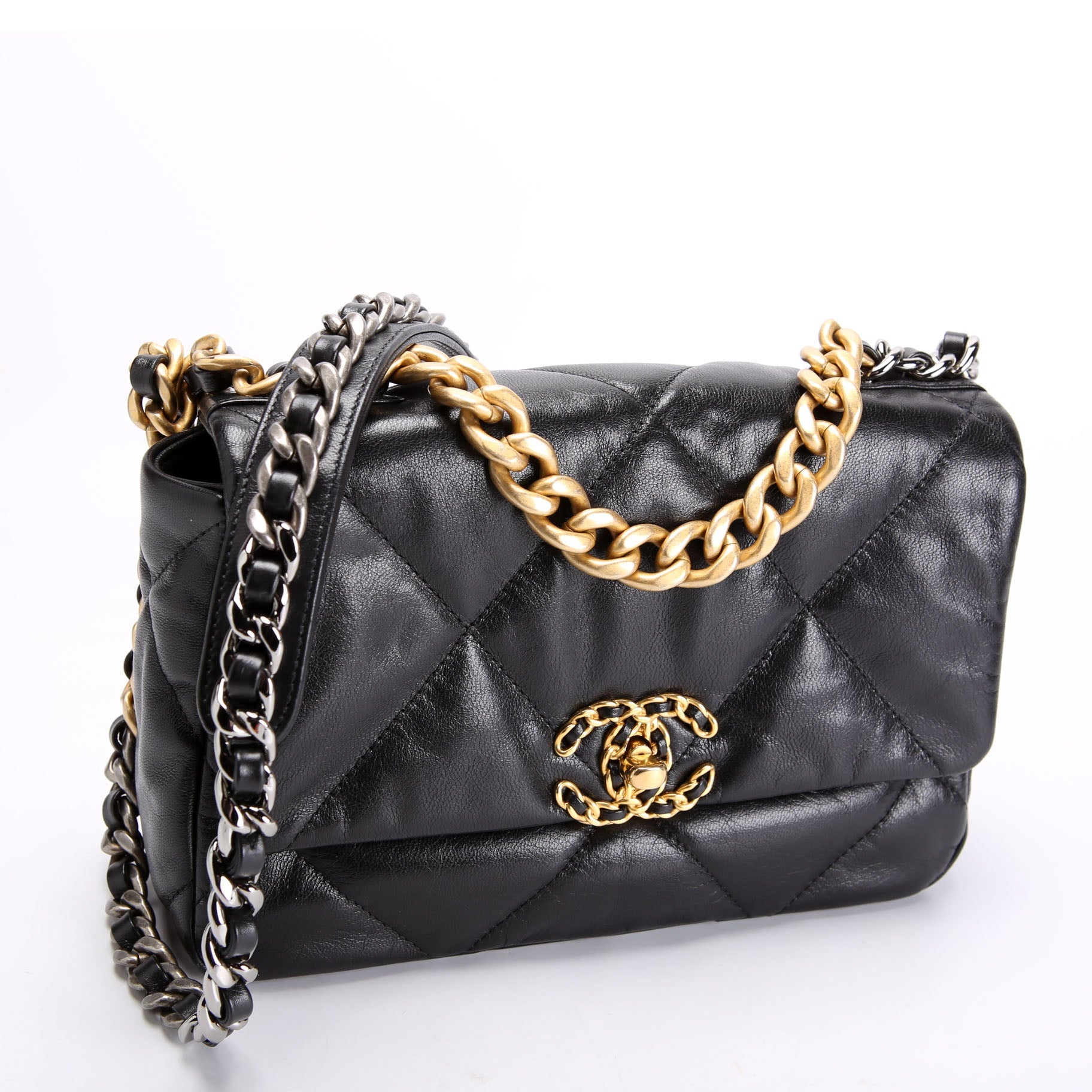 Chanel Quilted Goatskin 19 Medium Flap 30M