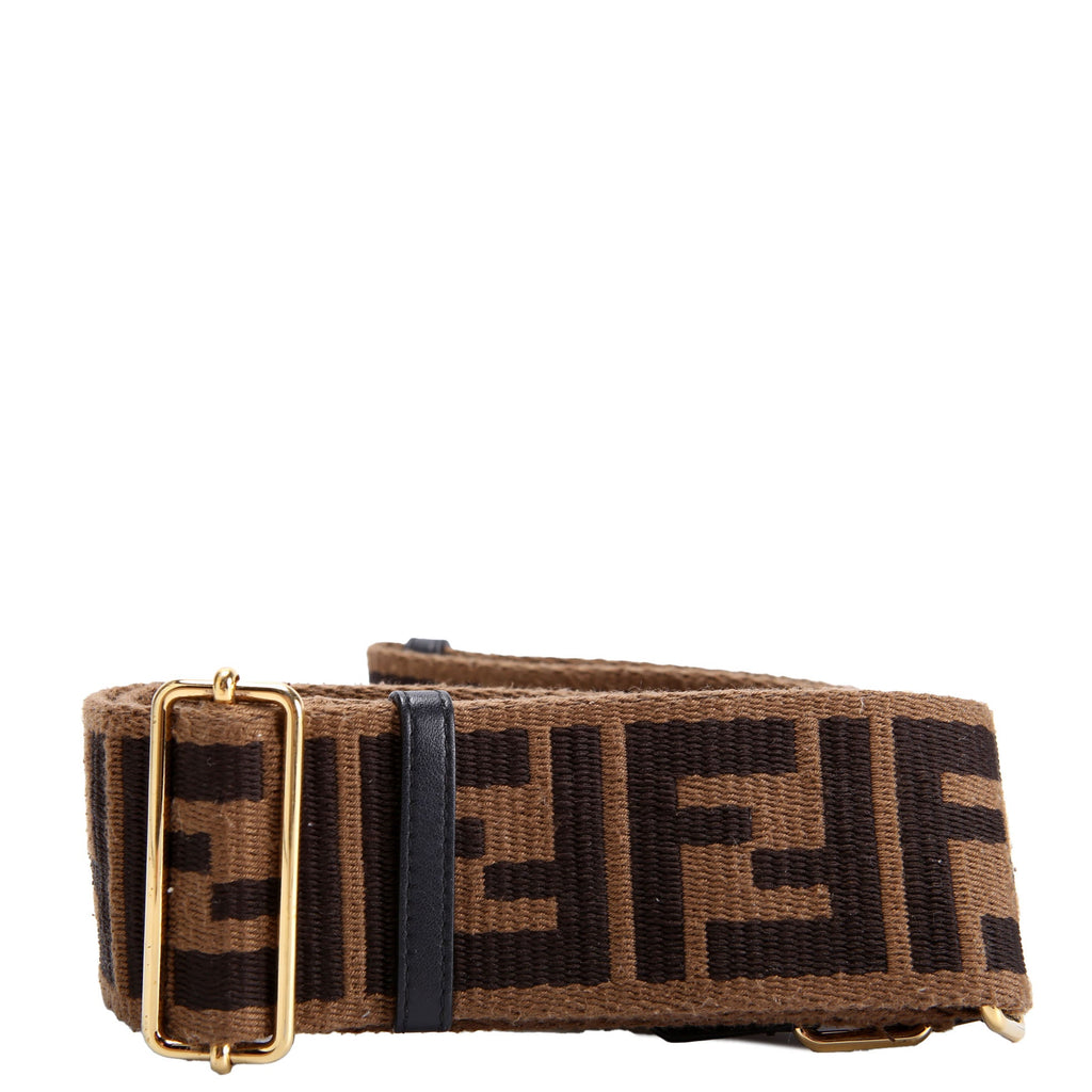 Fendi 8AV386 Strap You FF Fabric Strap Brown/Black