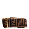 Fendi 8AV386 Strap You FF Fabric Strap Brown/Black