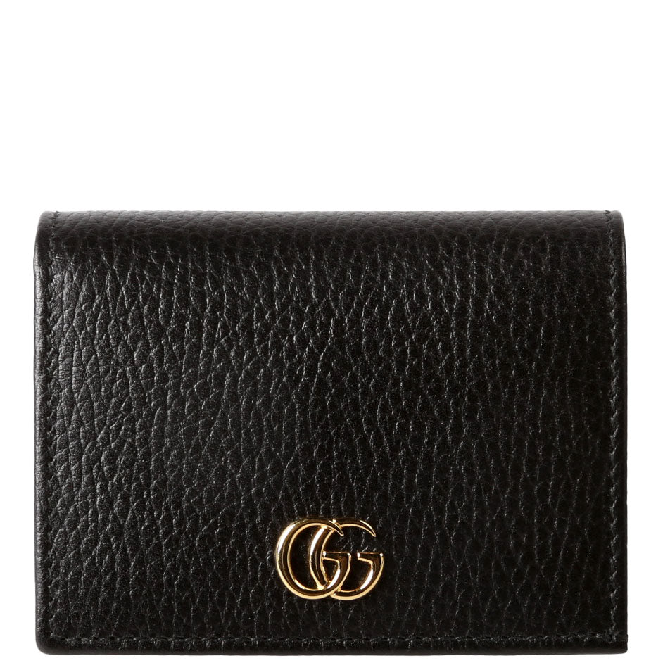 Gucci 456126 GG Marmont Card Case Black