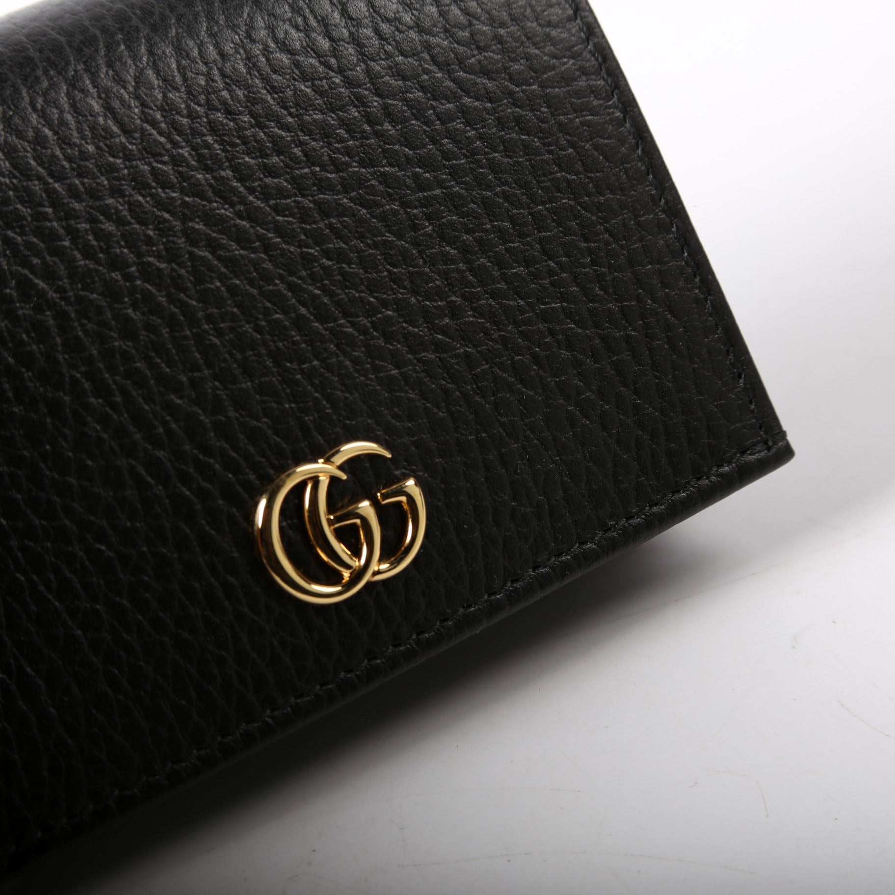 Gucci 456126 GG Marmont Card Case Black