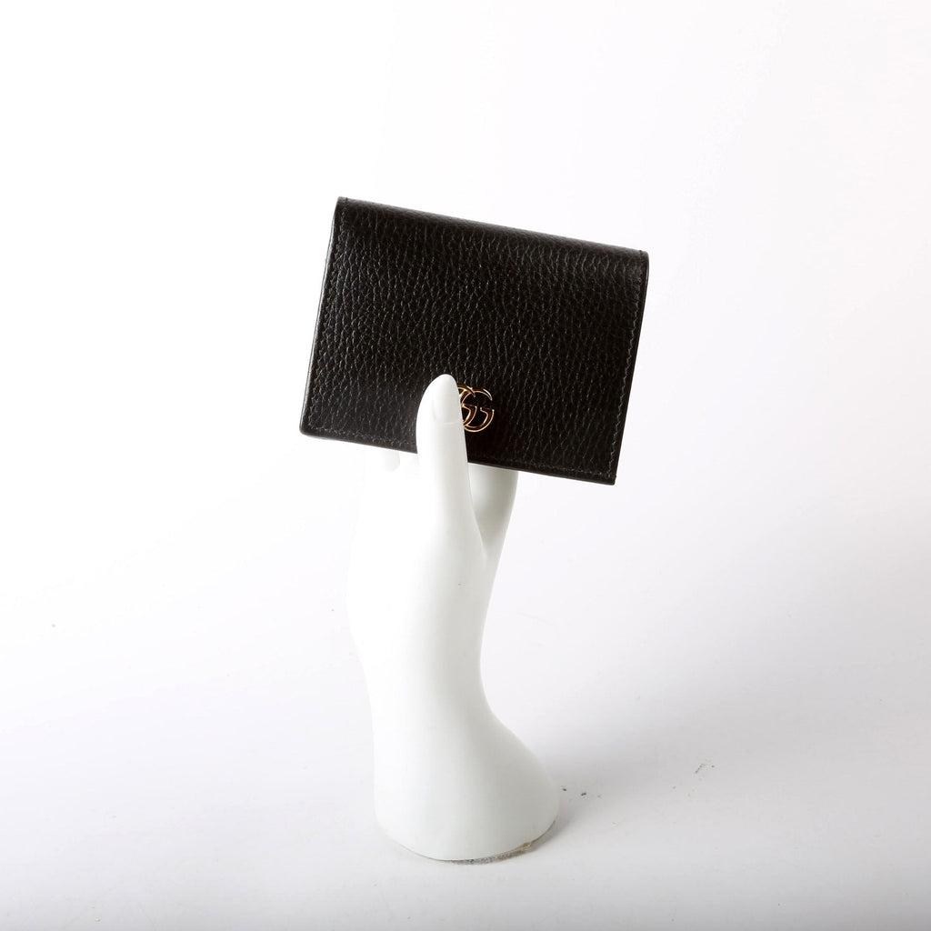 Gucci 456126 GG Marmont Card Case Black
