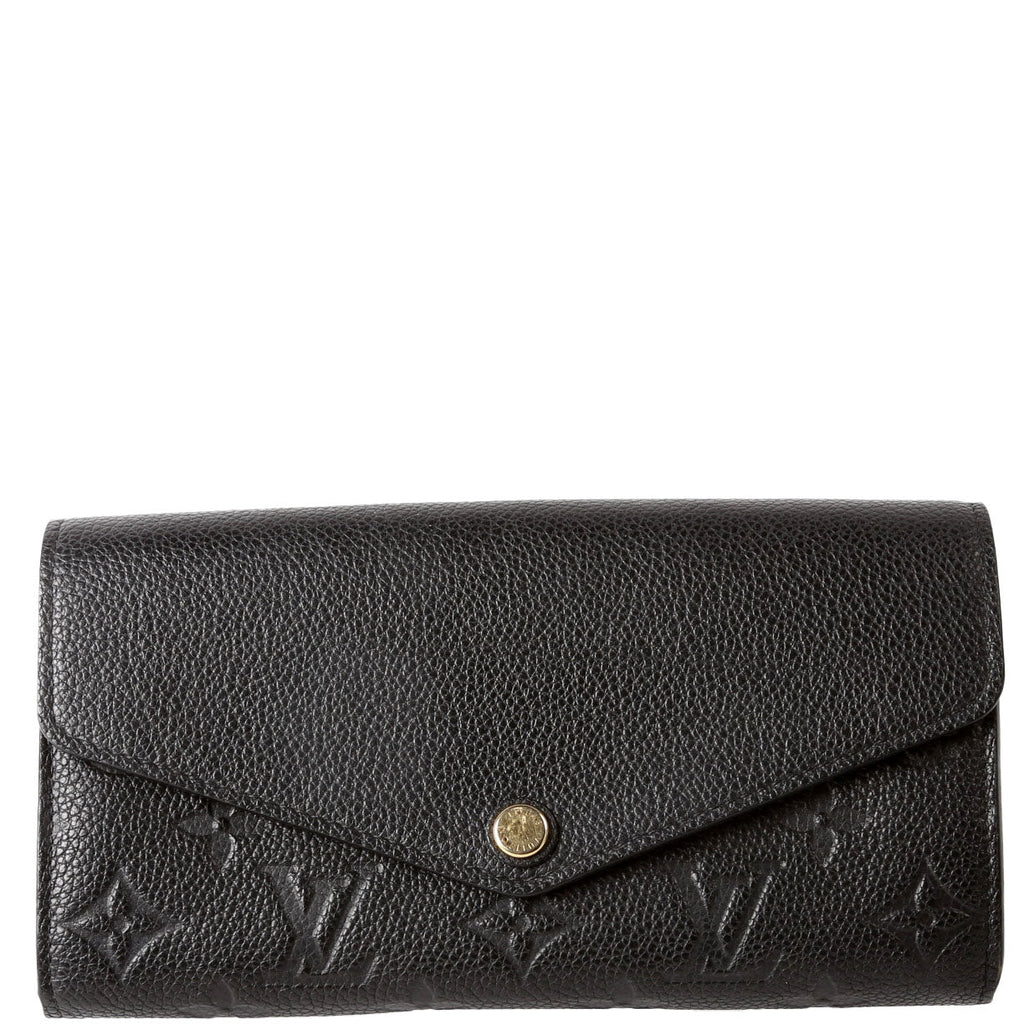 Louis Vuitton Sarah Wallet Empreinte Black