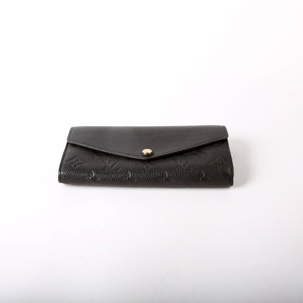 Louis Vuitton Sarah Wallet Empreinte Black
