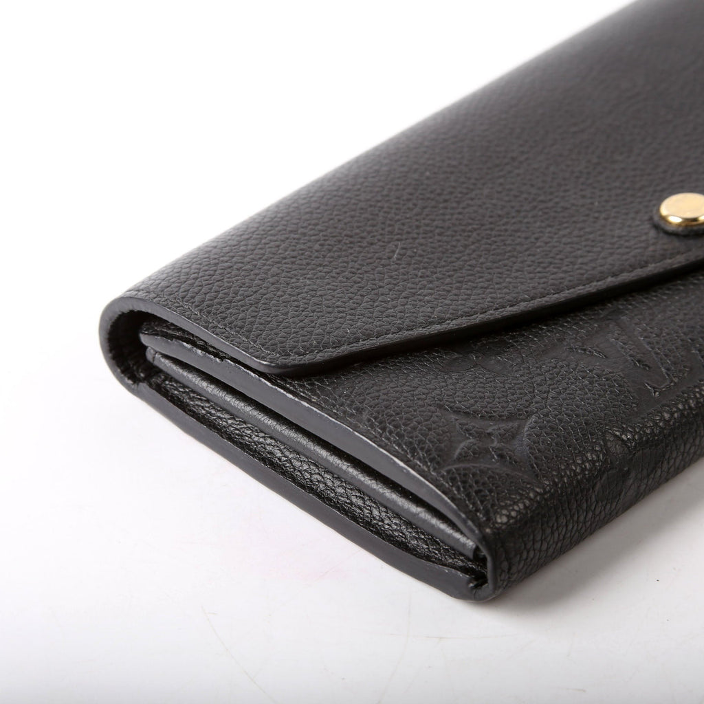 Louis Vuitton Sarah Wallet Empreinte Black