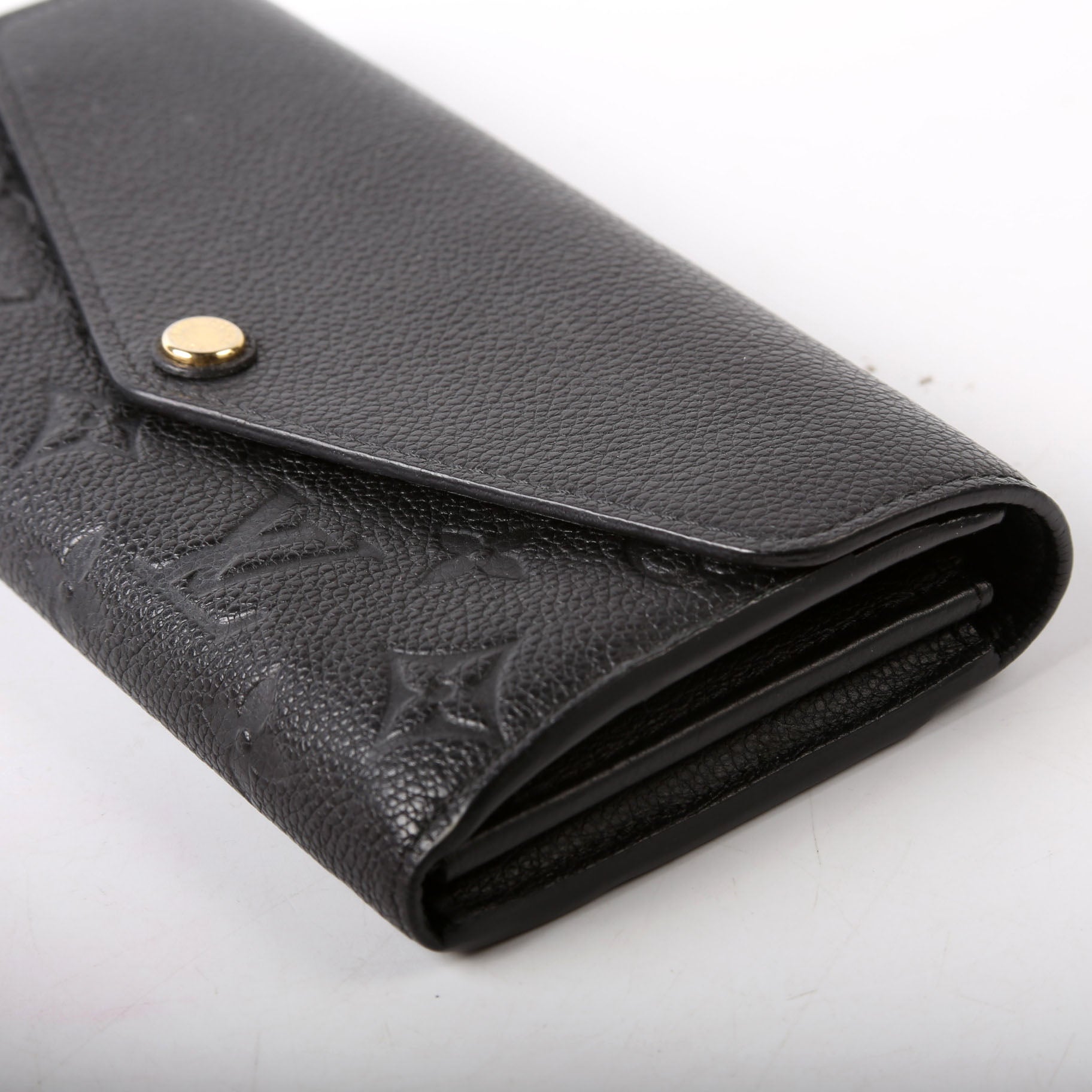 Louis Vuitton Sarah Wallet Empreinte Black