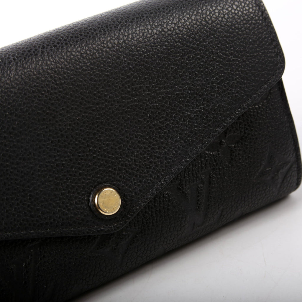 Louis Vuitton Sarah Wallet Empreinte Black